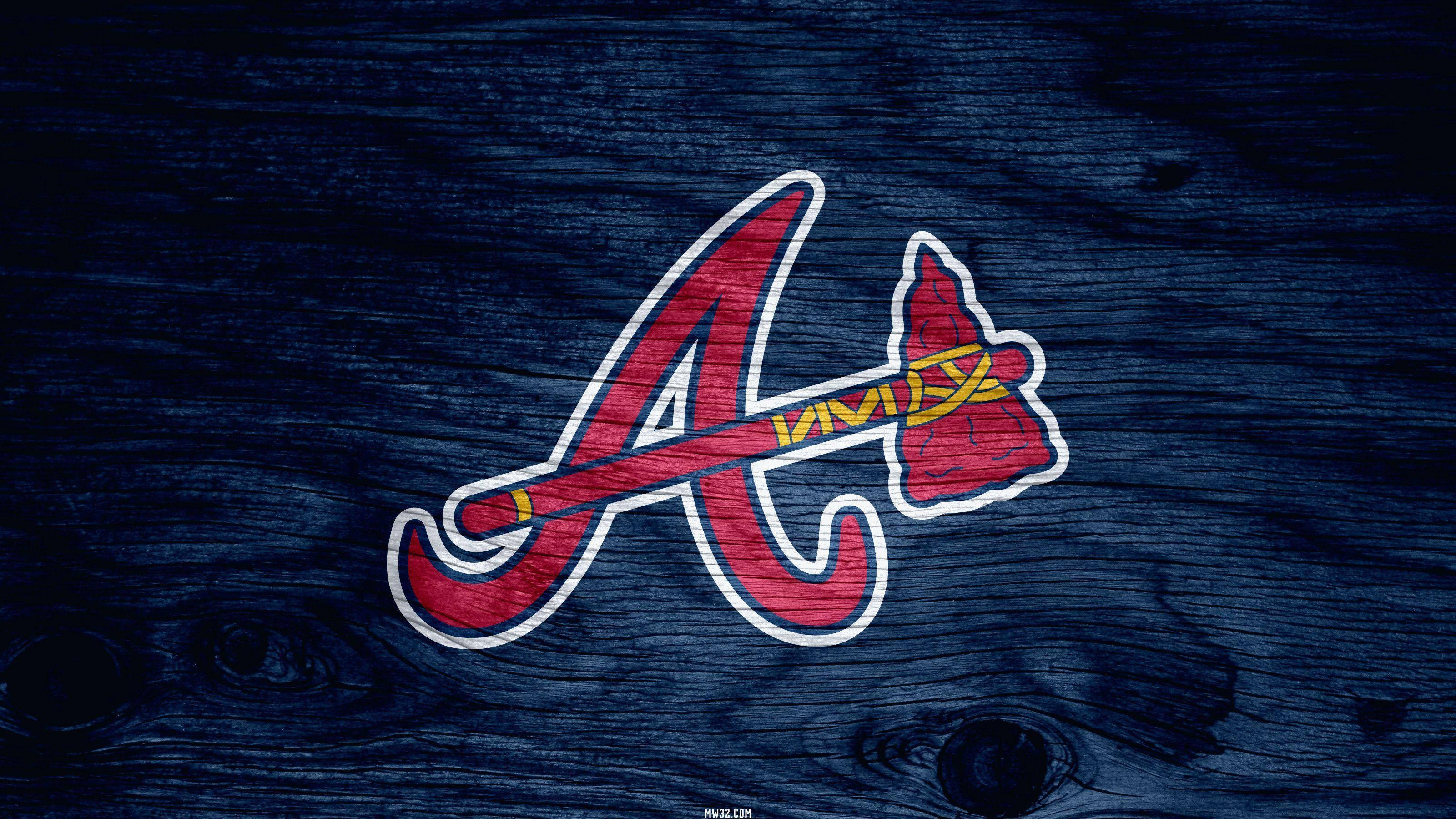Atlanta Braves Letter A Logo — 3201x1800 wallpaper