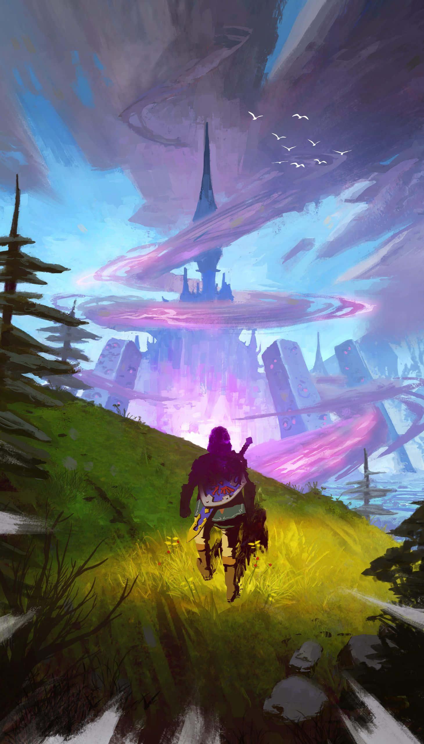 Authentic Fantasy World: Journey Through Hyrule In The Legend Of Zelda — 1460x2560 wallpaper