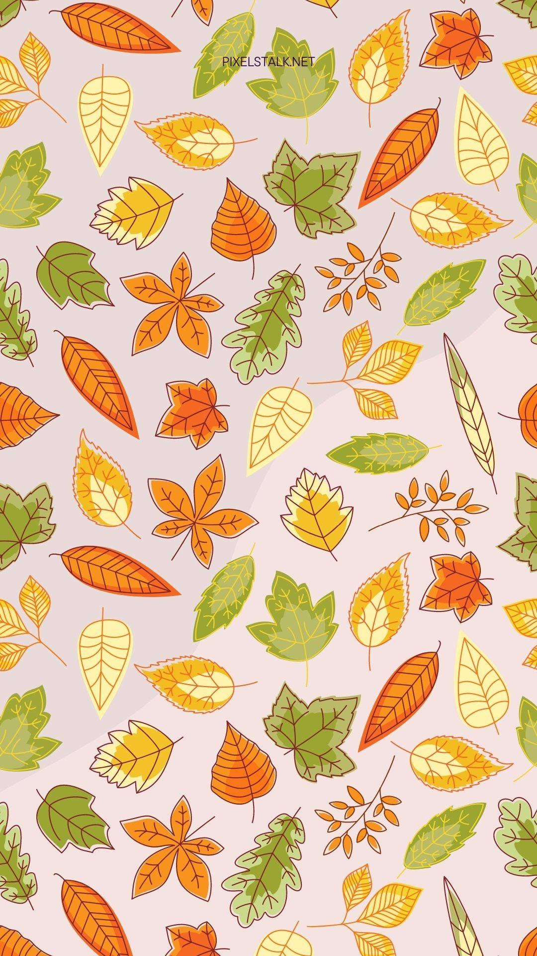 Autumn Leaves Girly iPhone — 1080x1920 wallpaper