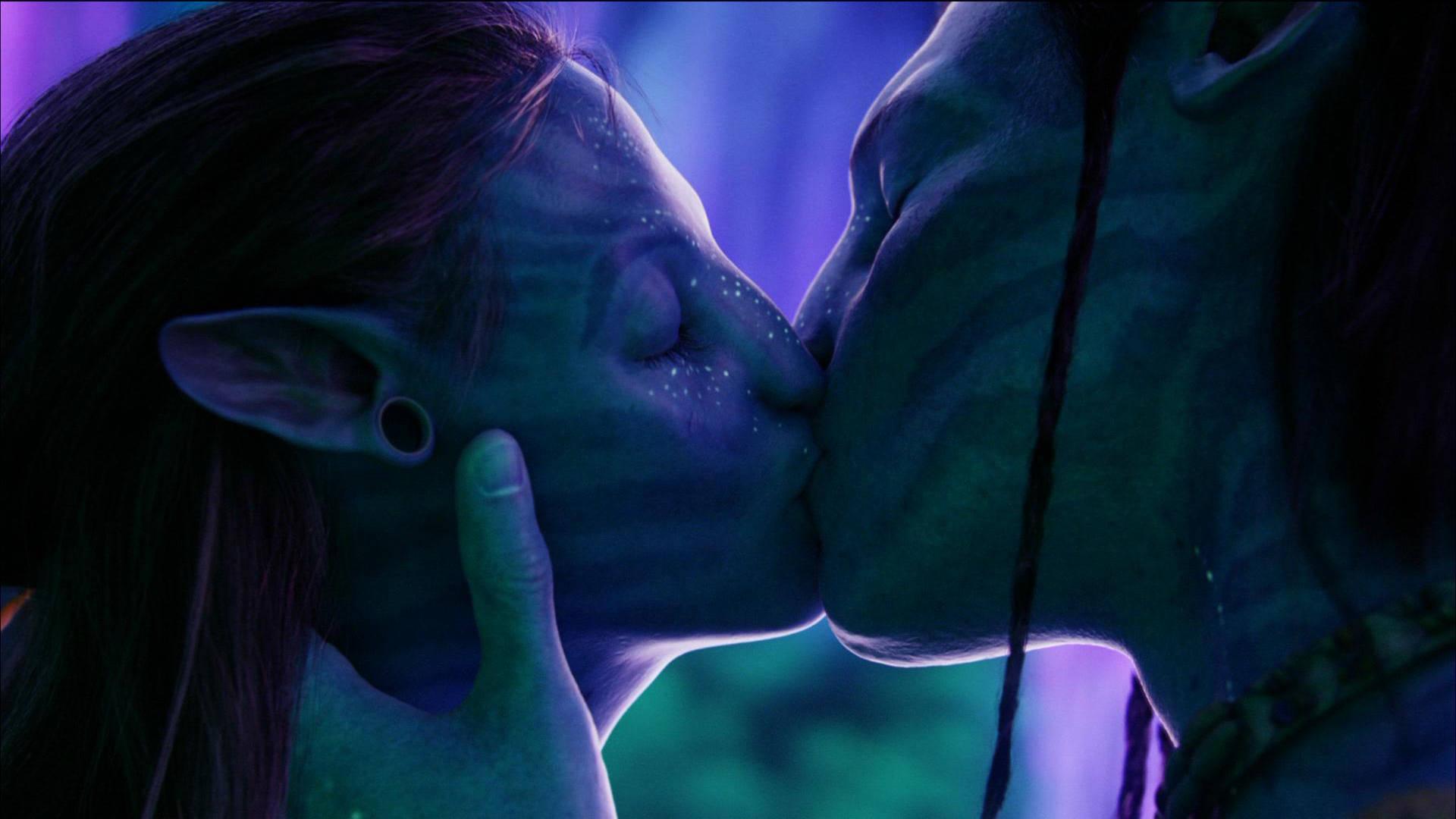 Avatar Jake And Neytiri Kiss — 1920x1080 wallpaper