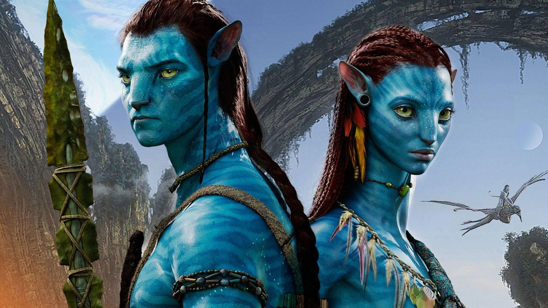 Avatar Lovers Neytiri And Jake — 2200x1238 wallpaper