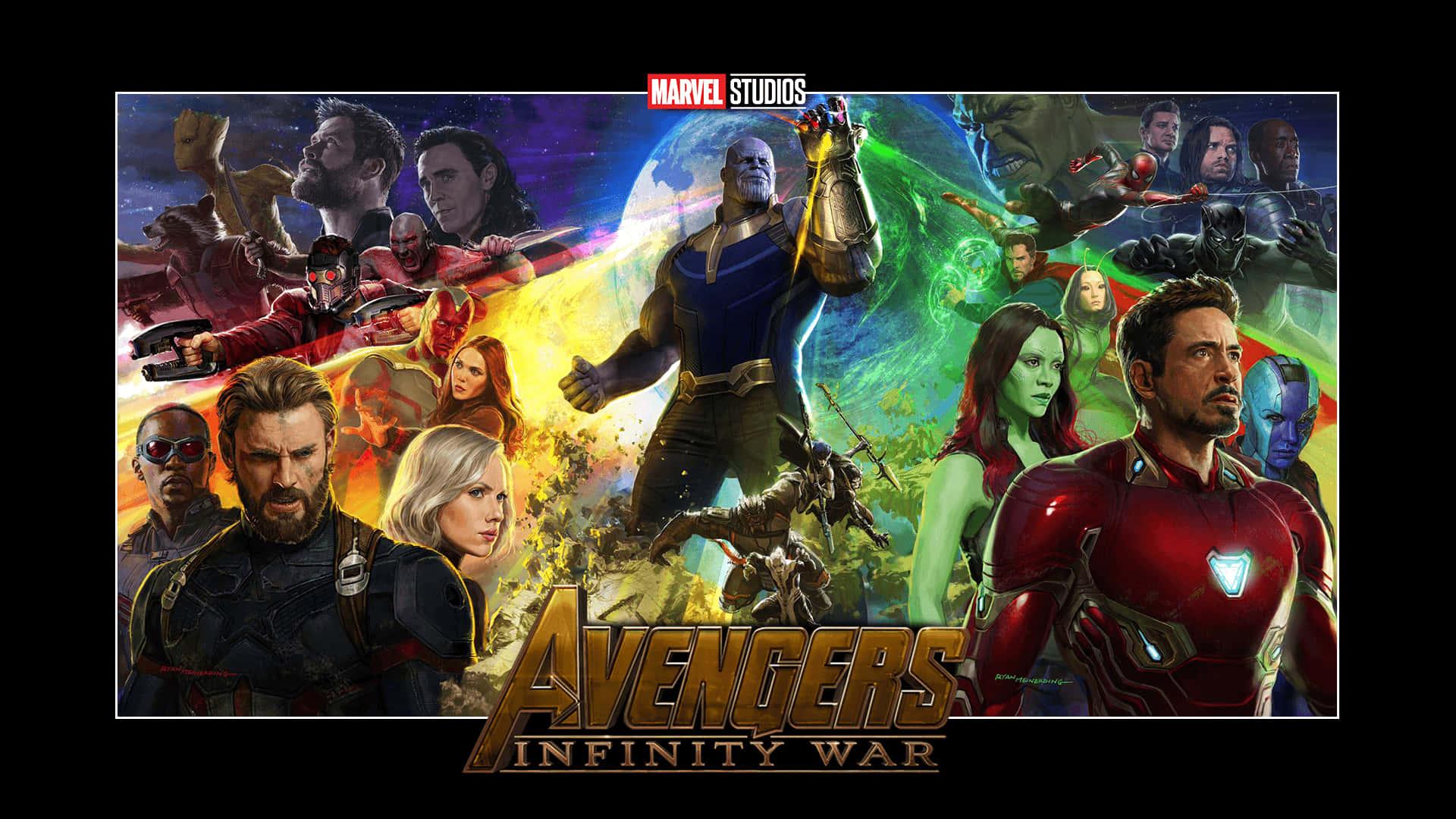 Avengers background — 1920x1080 wallpaper