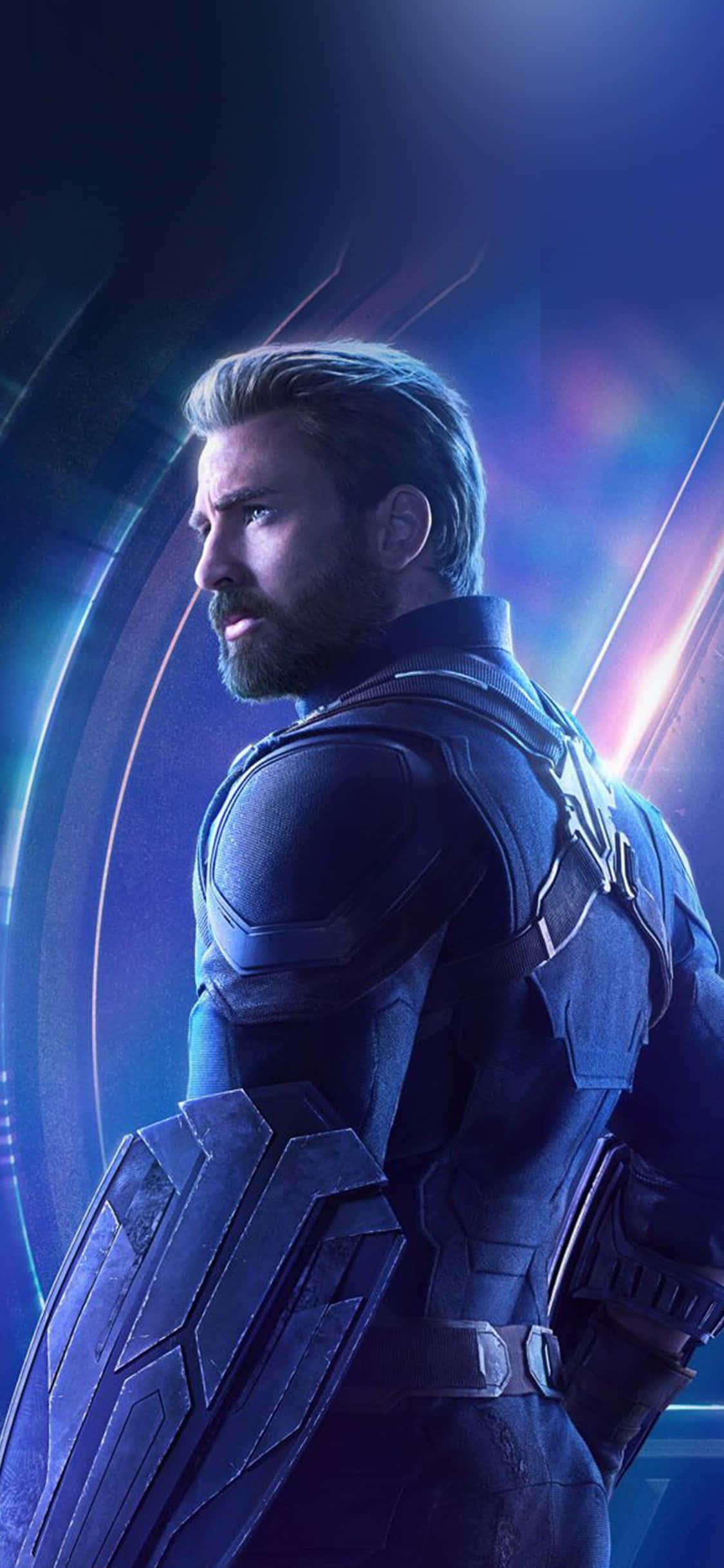 Avengers Endgame Captain America Steve Rogers Background Poster — 1125x2436 wallpaper