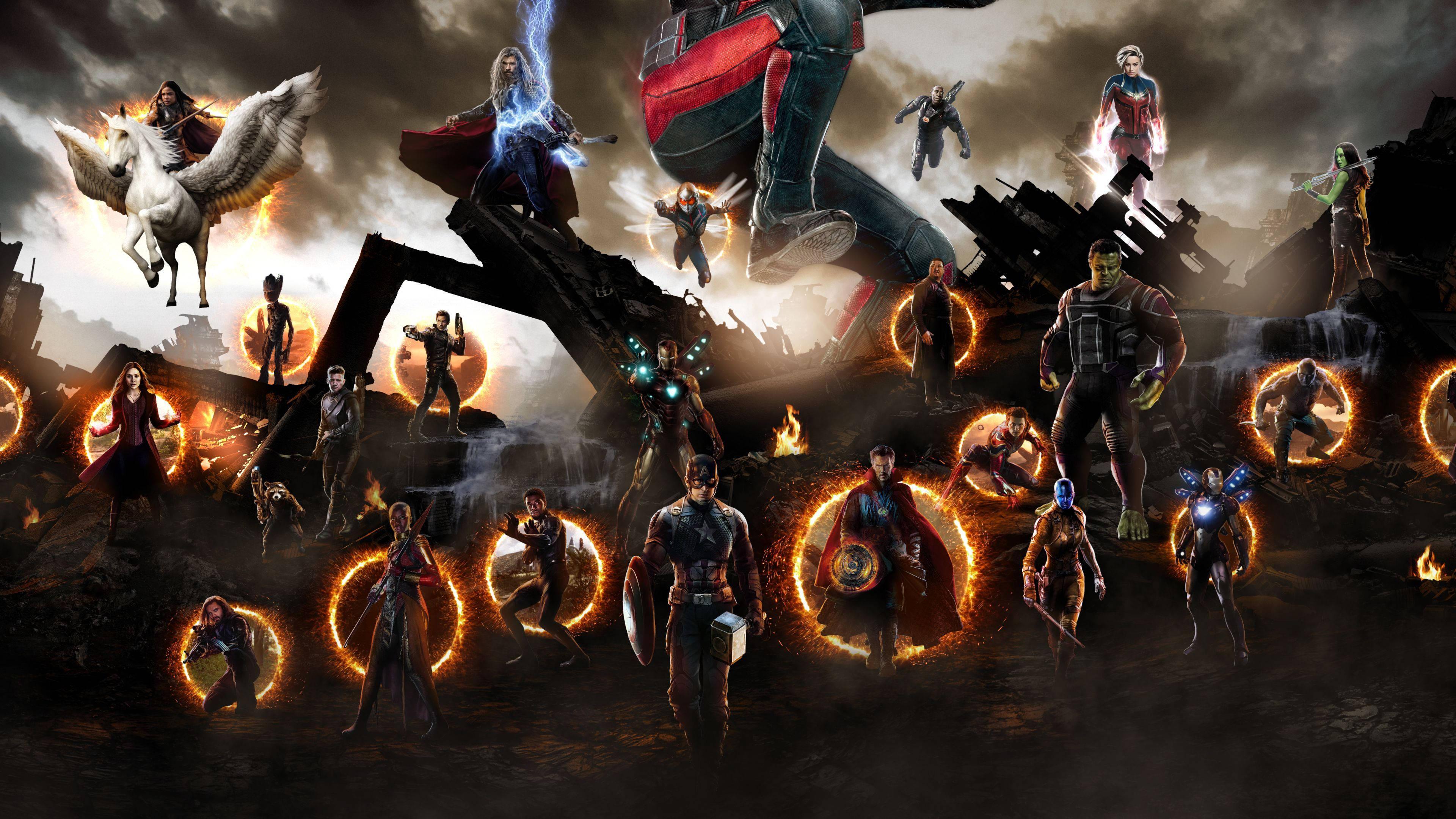 Avengers Unite in 4K Definition — 3840x2160 wallpaper