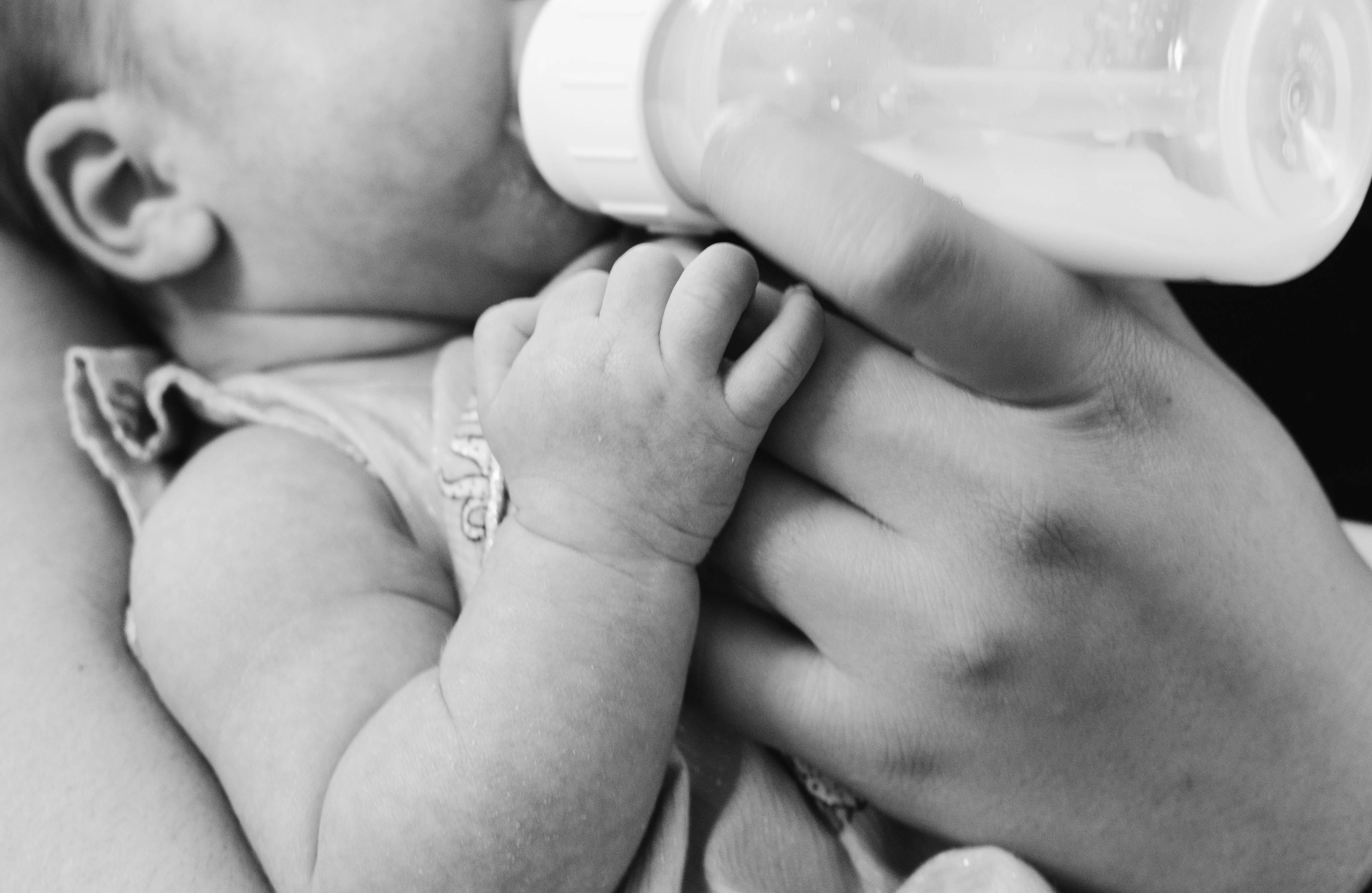 Baby Boy Feeding — 4073x2652 wallpaper