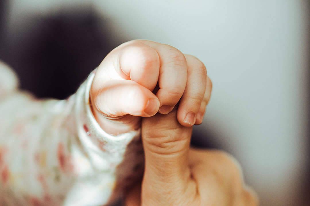 Baby Boy Holding A Thumb — 1080x720 wallpaper