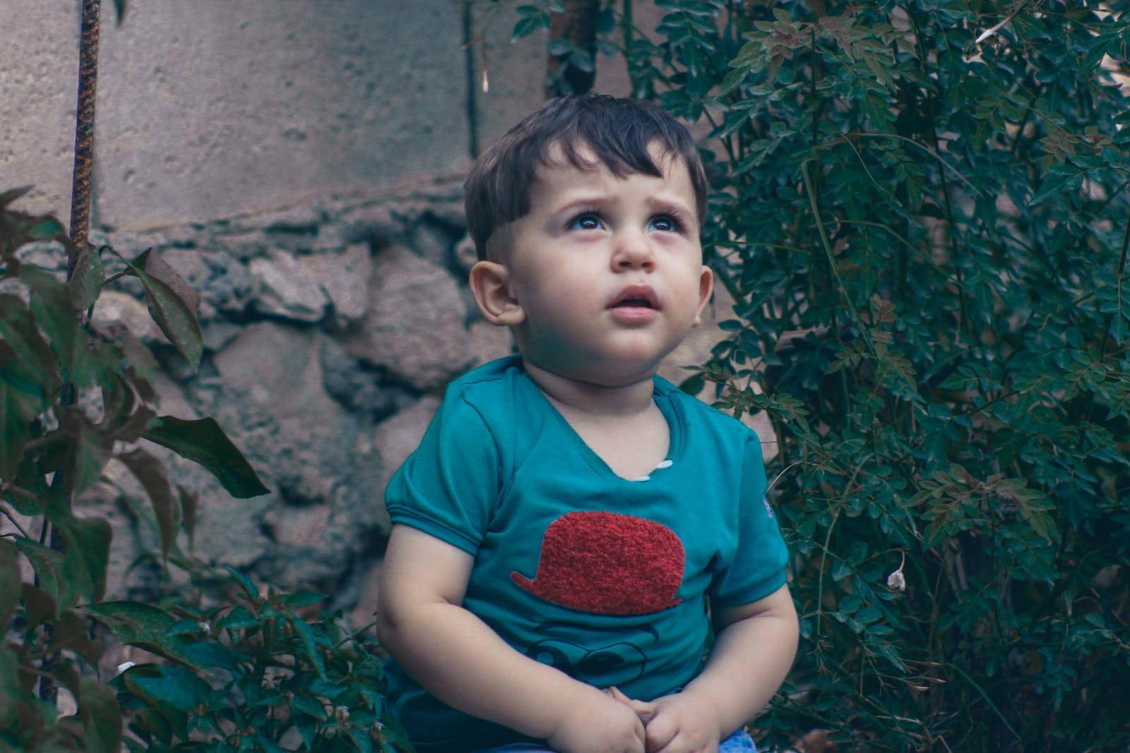 Baby Boy In Blue Shirt — 1600x1067 wallpaper