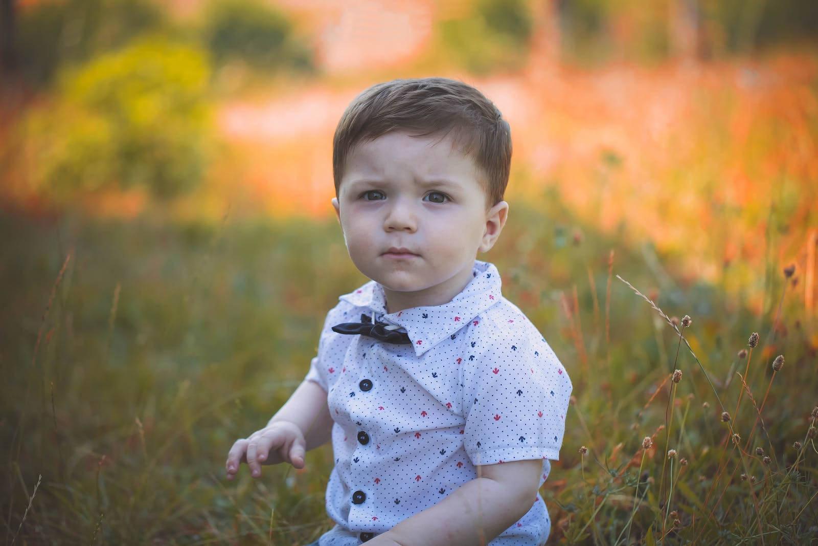 Baby Boy Wearing White Polo — 1600x1067 wallpaper