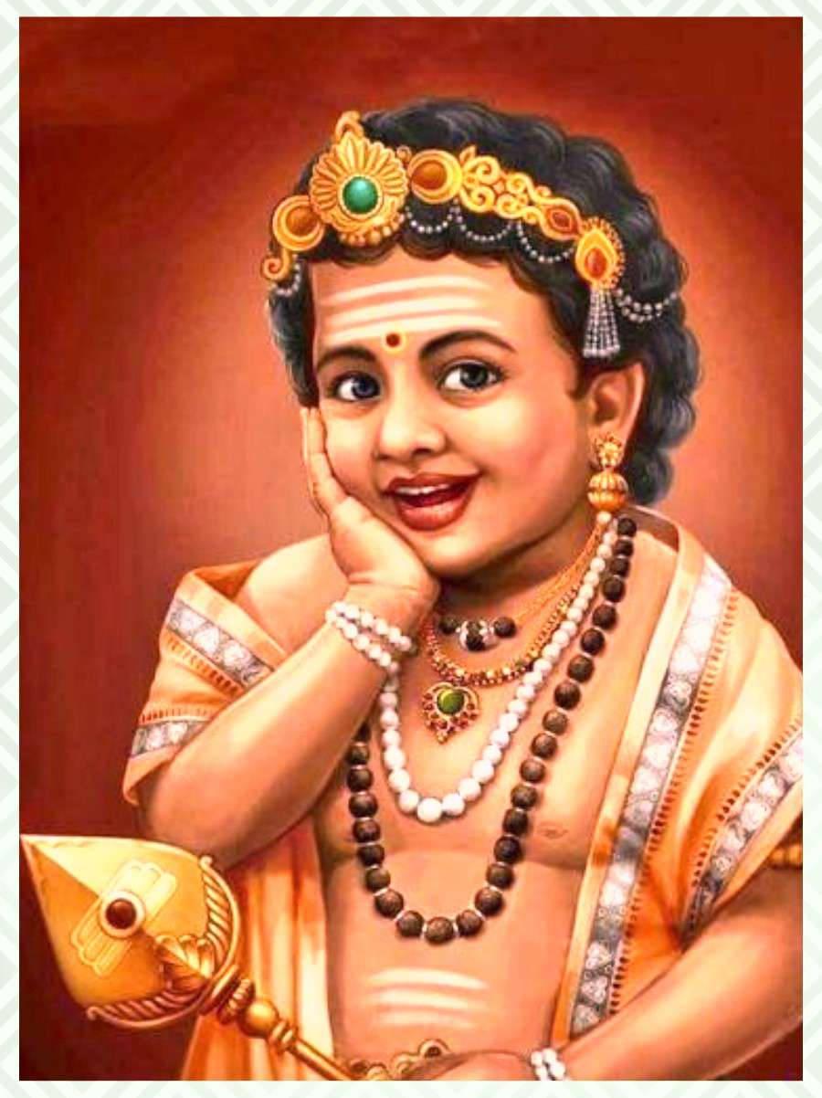 Baby Murugan Holding Vel