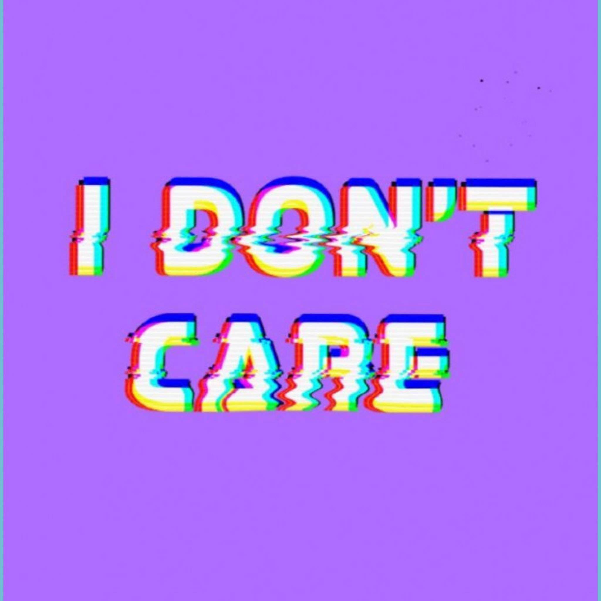 Baddie I Don't Care — 2048x2048 wallpaper