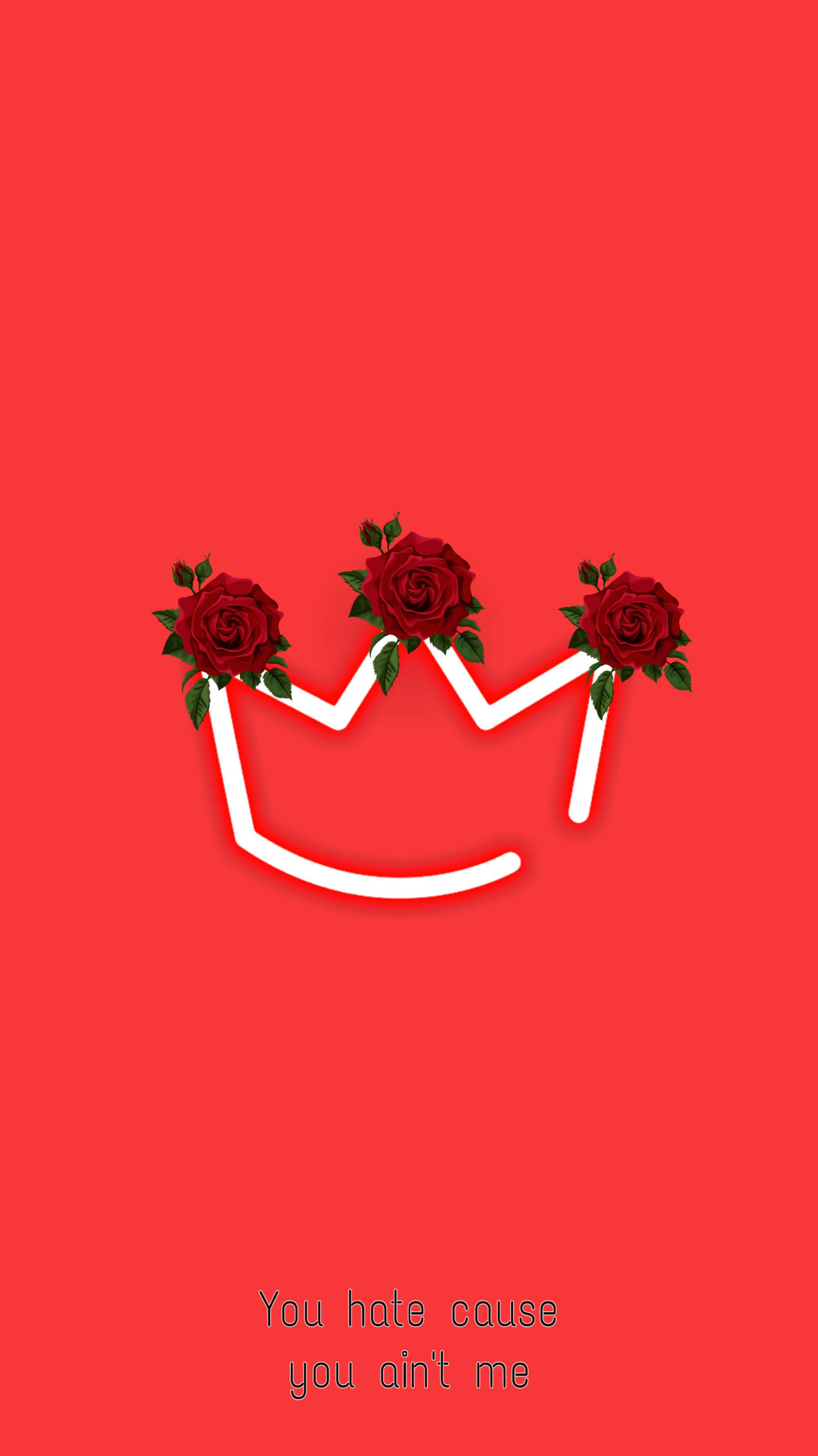 Baddie Red Crown — 1946x3464 wallpaper
