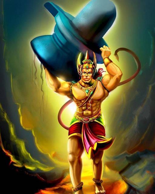 Bajrang Dal Hanuman Carrying HD — 512x640 wallpaper