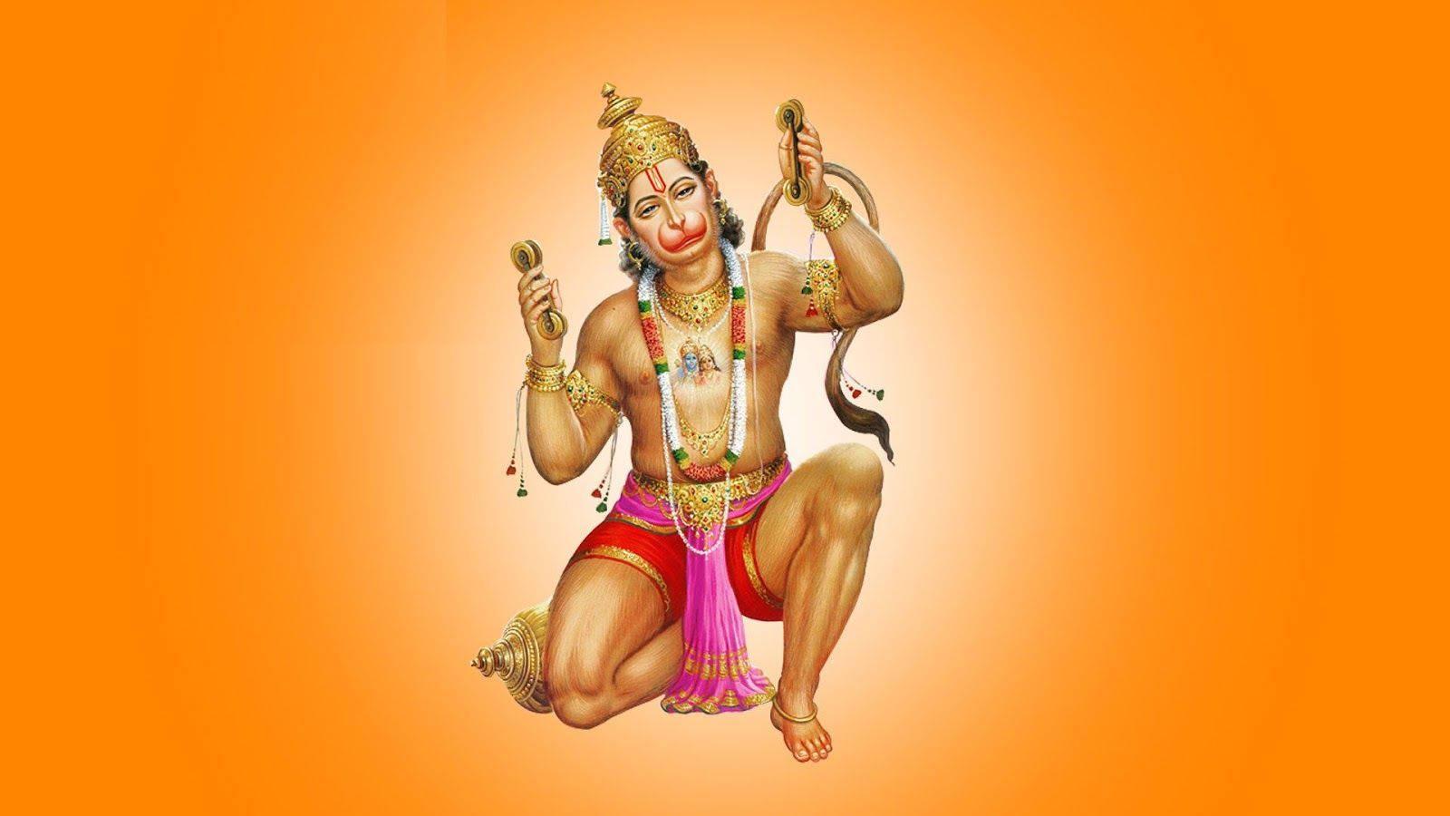Bajrang Dal's Hanuman Dancing HD — 1600x900 wallpaper