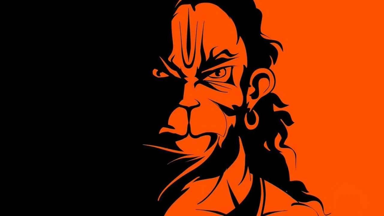 Bajrang Dal's Hanuman Minimalist HD — 1280x720 wallpaper