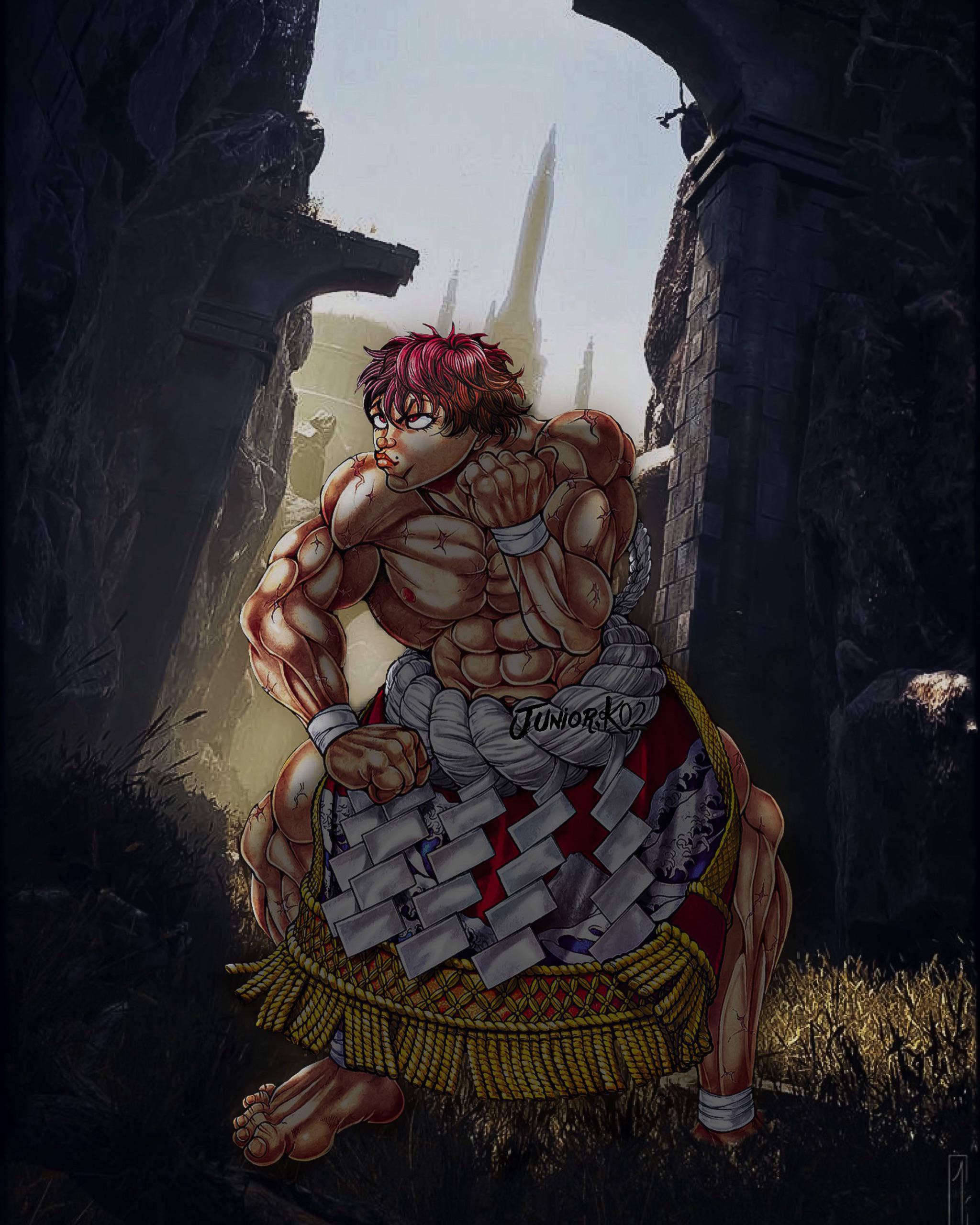 Baki Hanma Anime Fan Art — 2048x2560 wallpaper