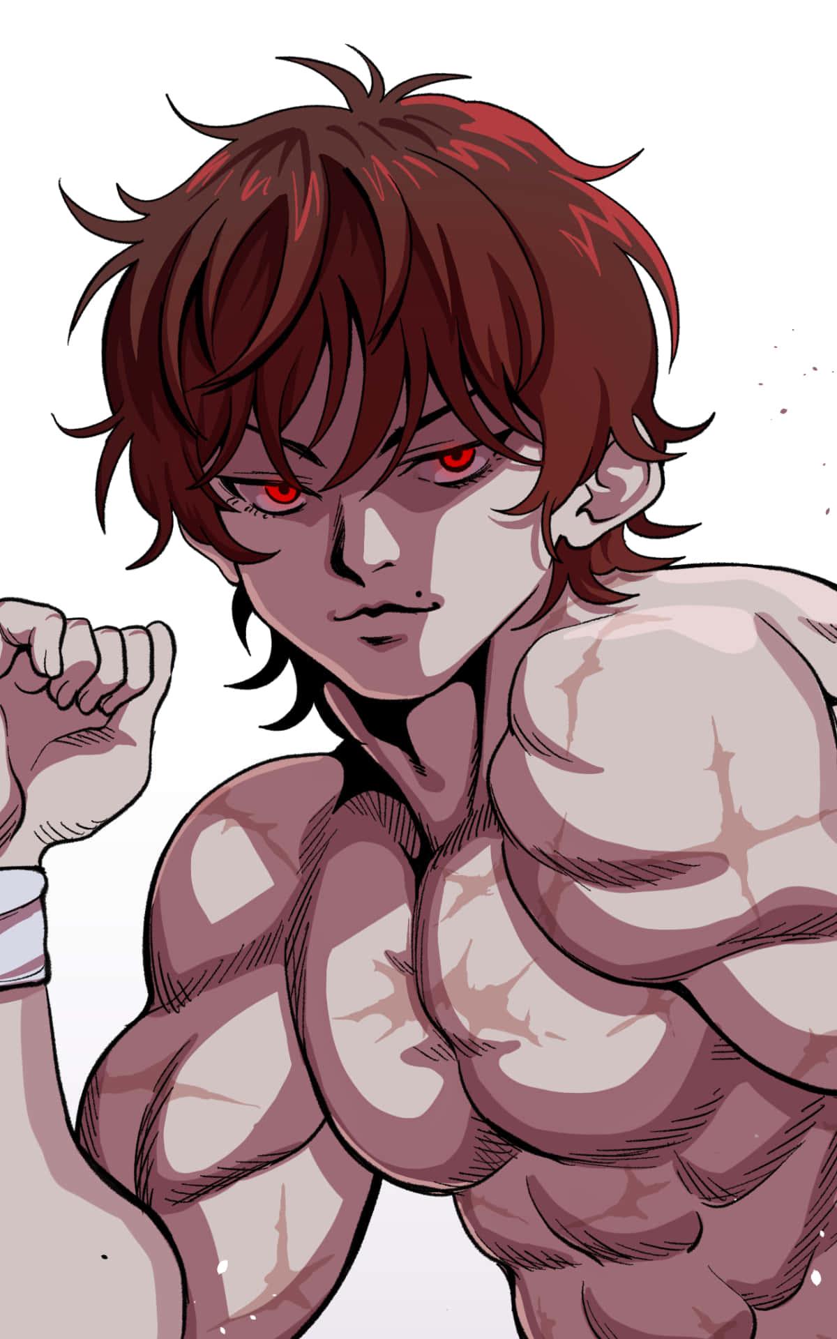 Baki Hanma, the Gripping Fighter — 1200x1920 wallpaper