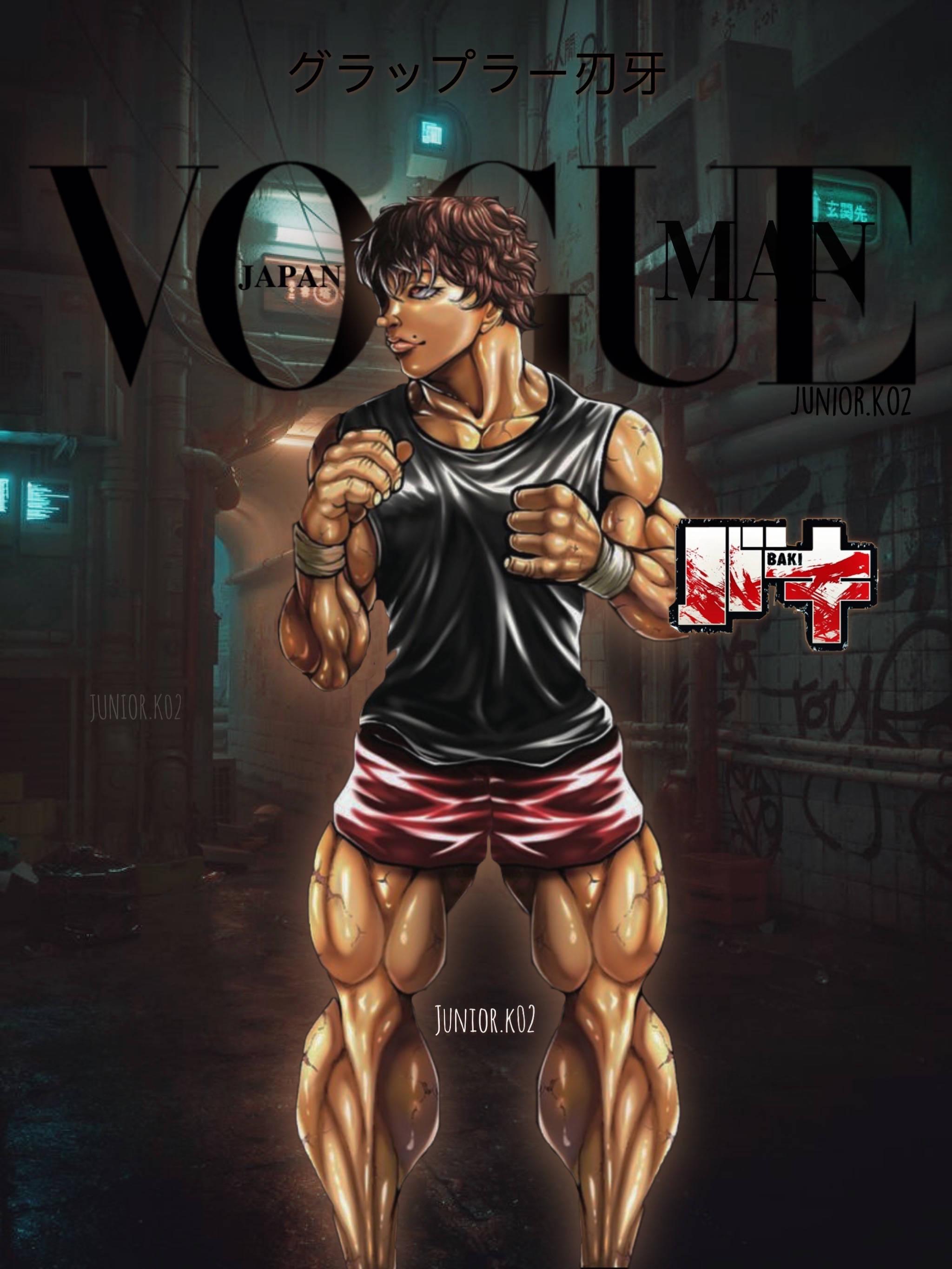 Baki Hanma Vogue Cover — 2048x2730 wallpaper