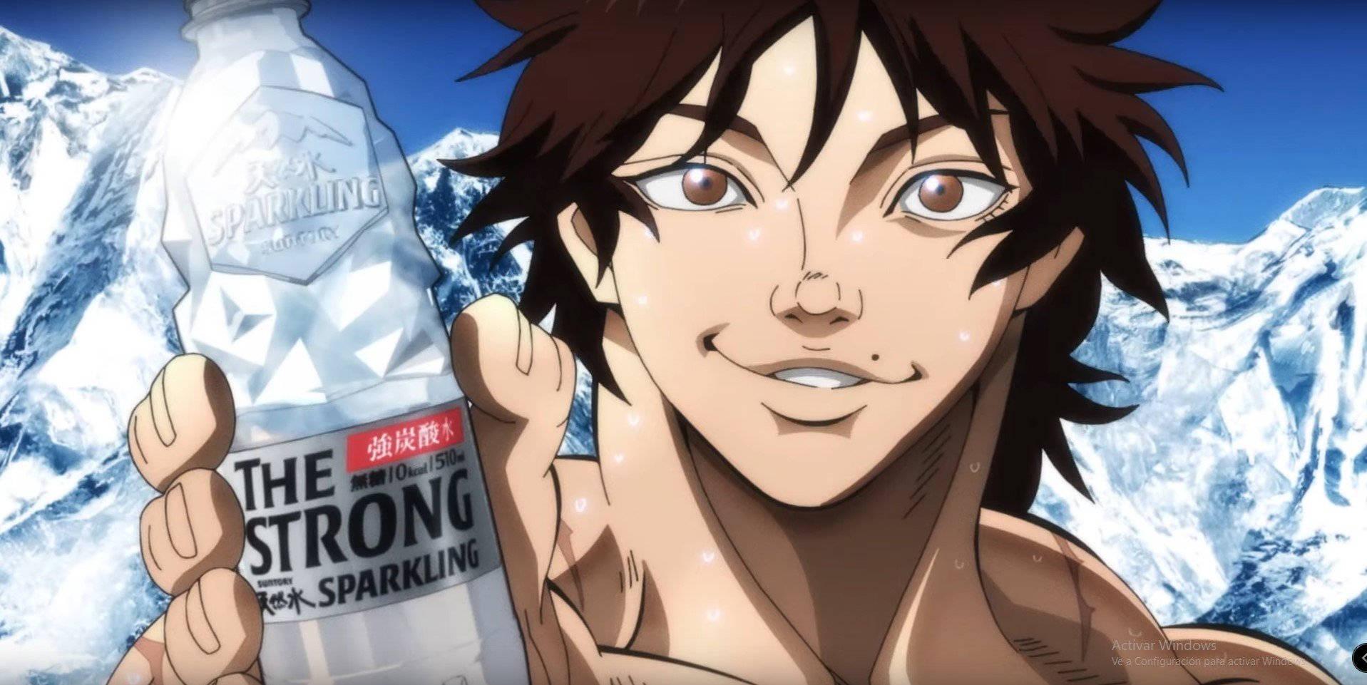 Baki Hanma With Bottled Water — 1917x961 wallpaper