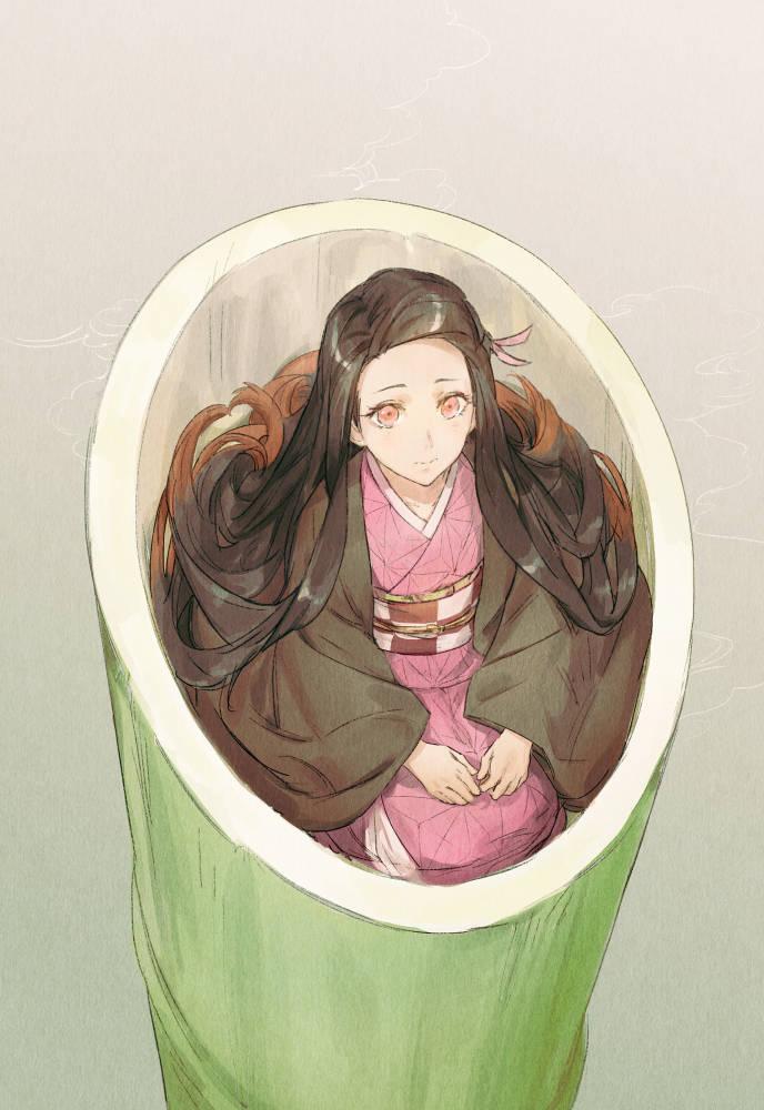 Bamboo Demon Slayer Nezuko — 688x1000 wallpaper