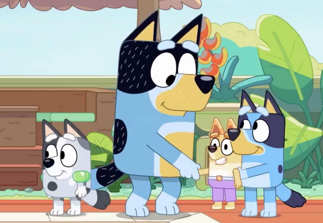 Bandit, Bluey, Muffin And Bartleby — 1076x743 wallpaper