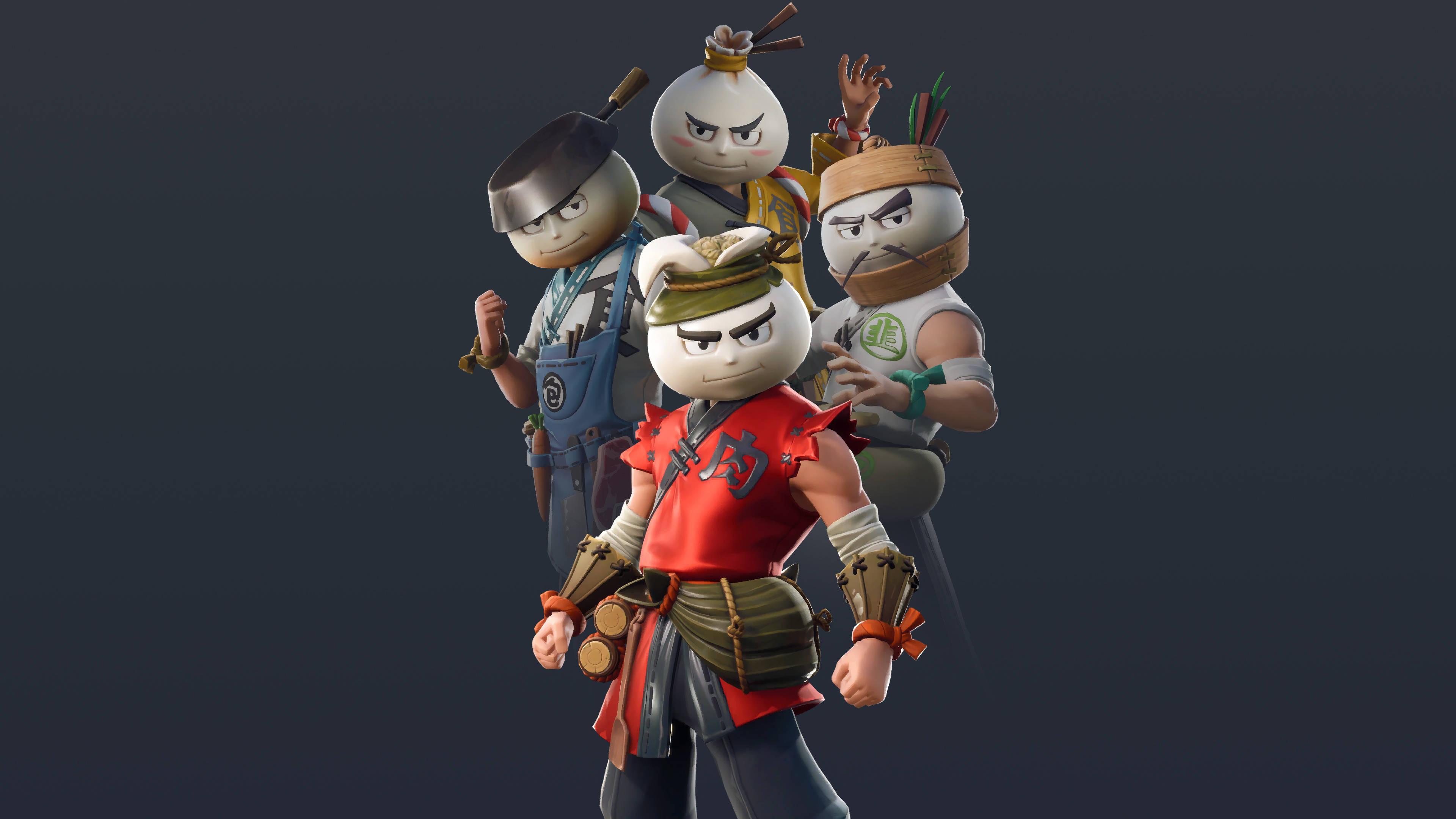 Bao Bros Fortnite Skins — 3840x2160 wallpaper