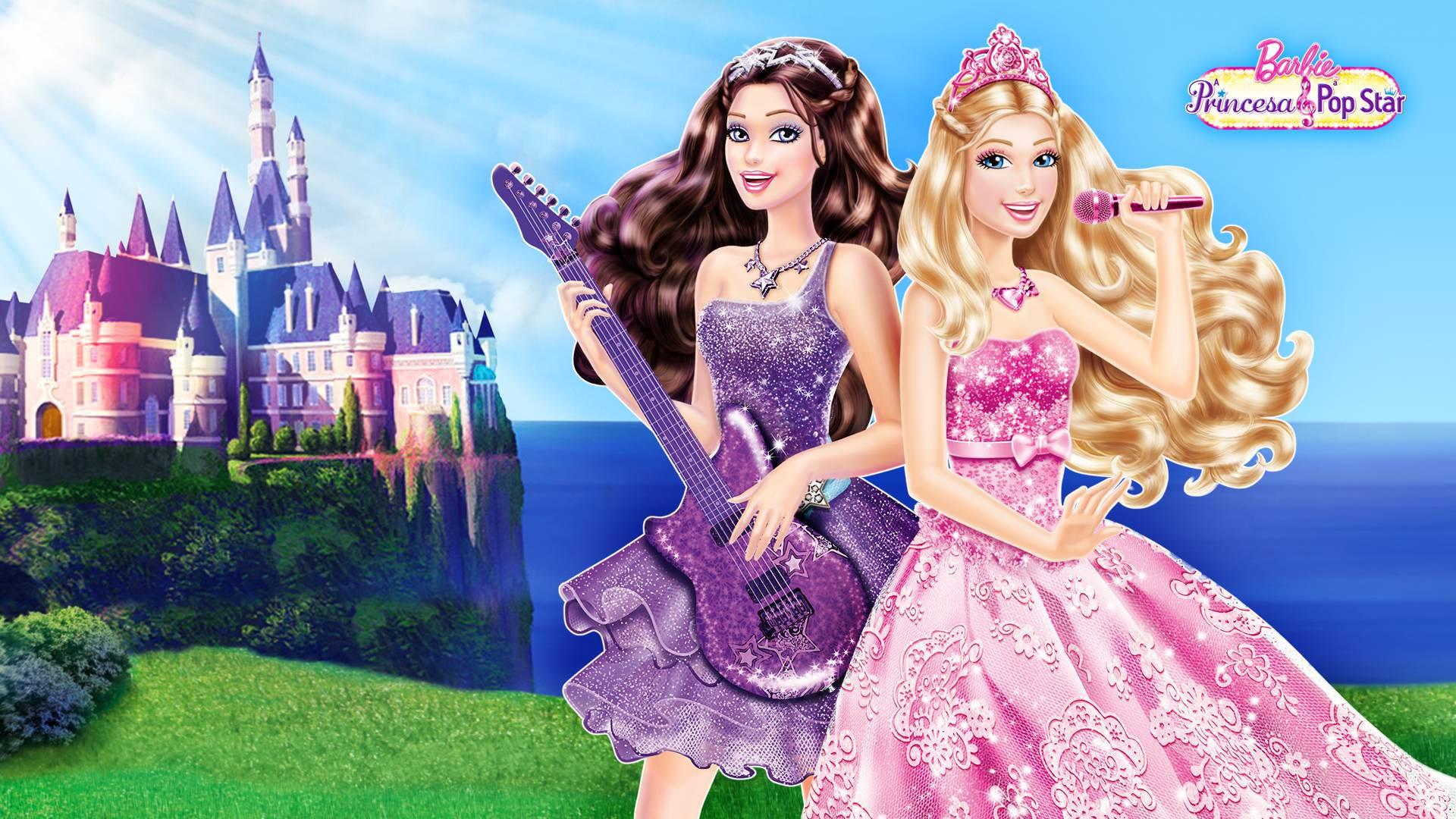 Barbie in the amazing role of Princess and the Popstar! — 1920x1080 wallpaper