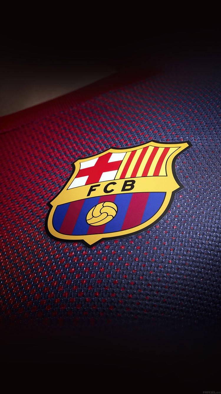 Barcelona FC Logo Close Up — 750x1334 wallpaper
