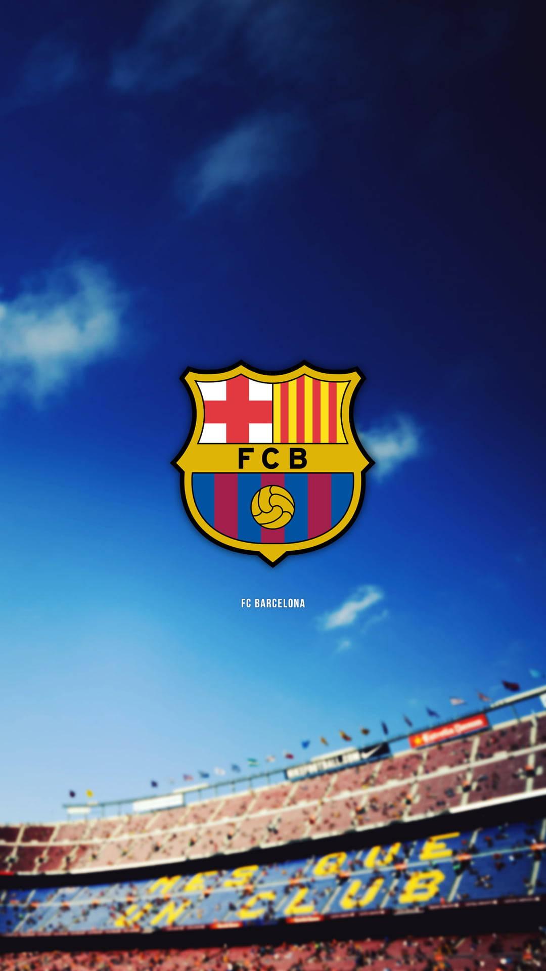 Barcelona FC Logo In Sky — 1080x1920 wallpaper