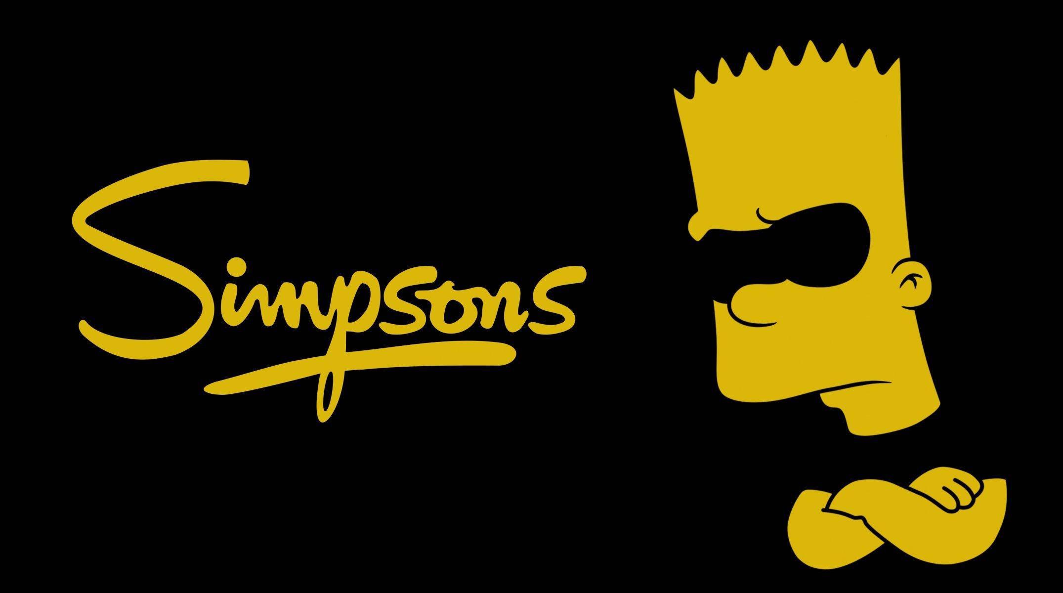 Bart Simpson Dark Vector Art — 2151x1200 wallpaper