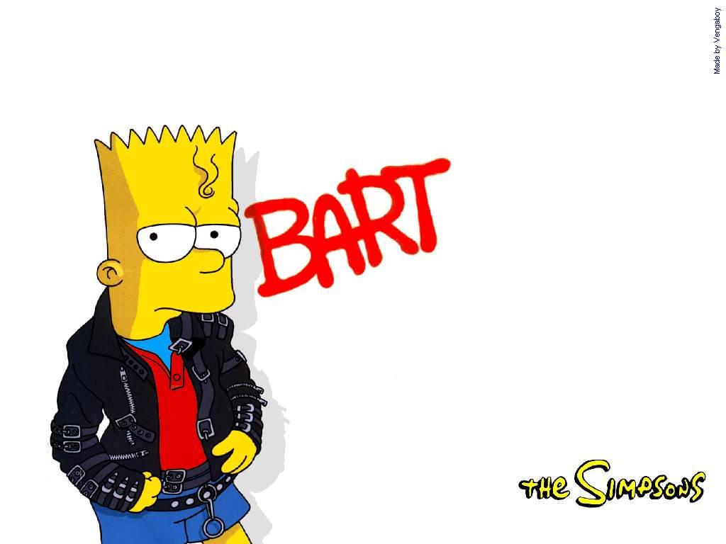 Bart Simpson Michael Jackson Look — 1024x768 wallpaper