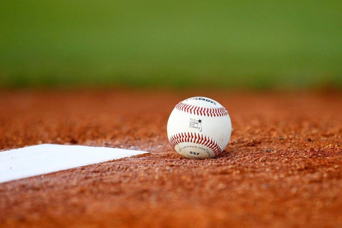 Baseball near Home Plate — 1200x800 wallpaper