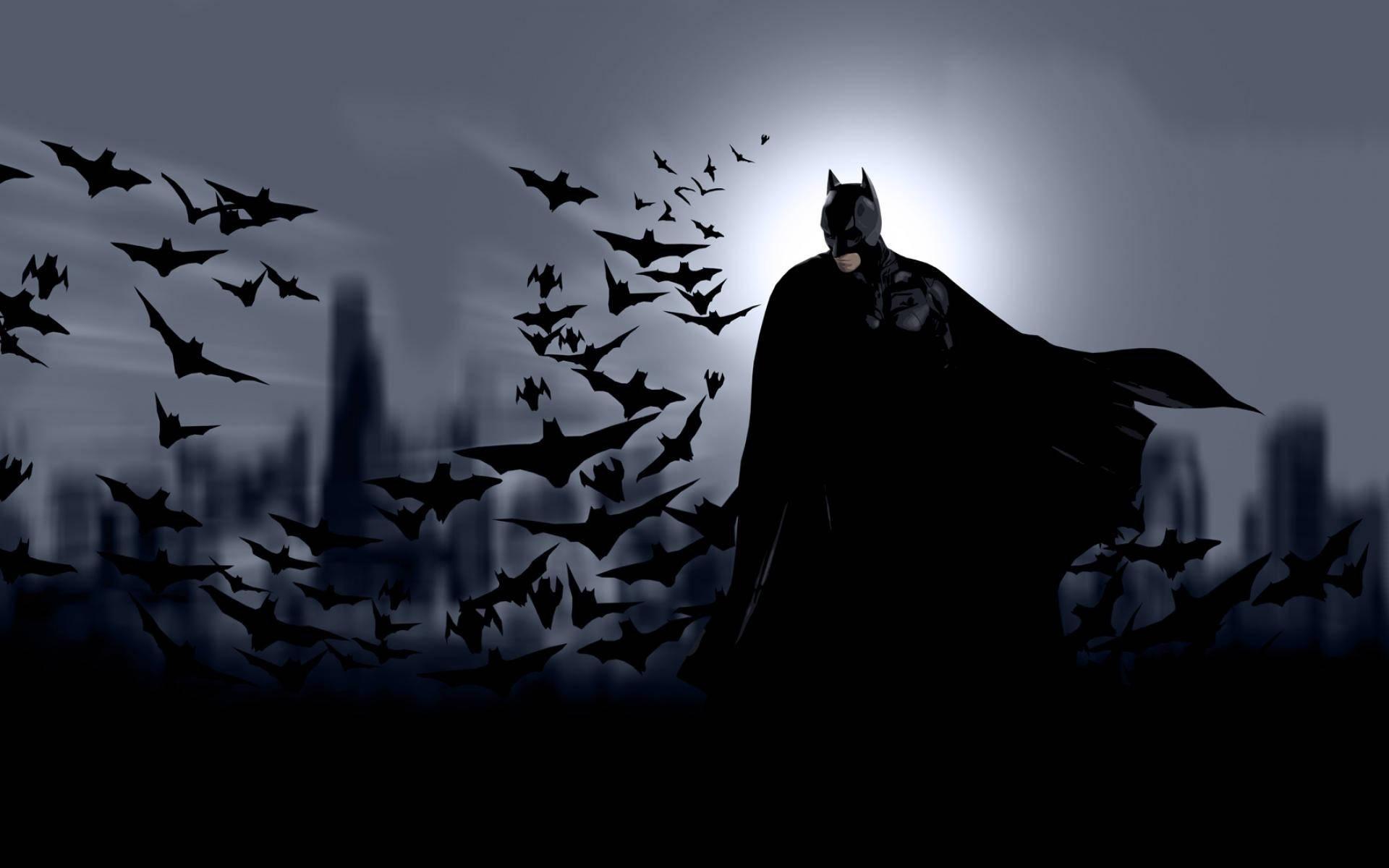 Batman And Bats 4K — 1920x1200 wallpaper