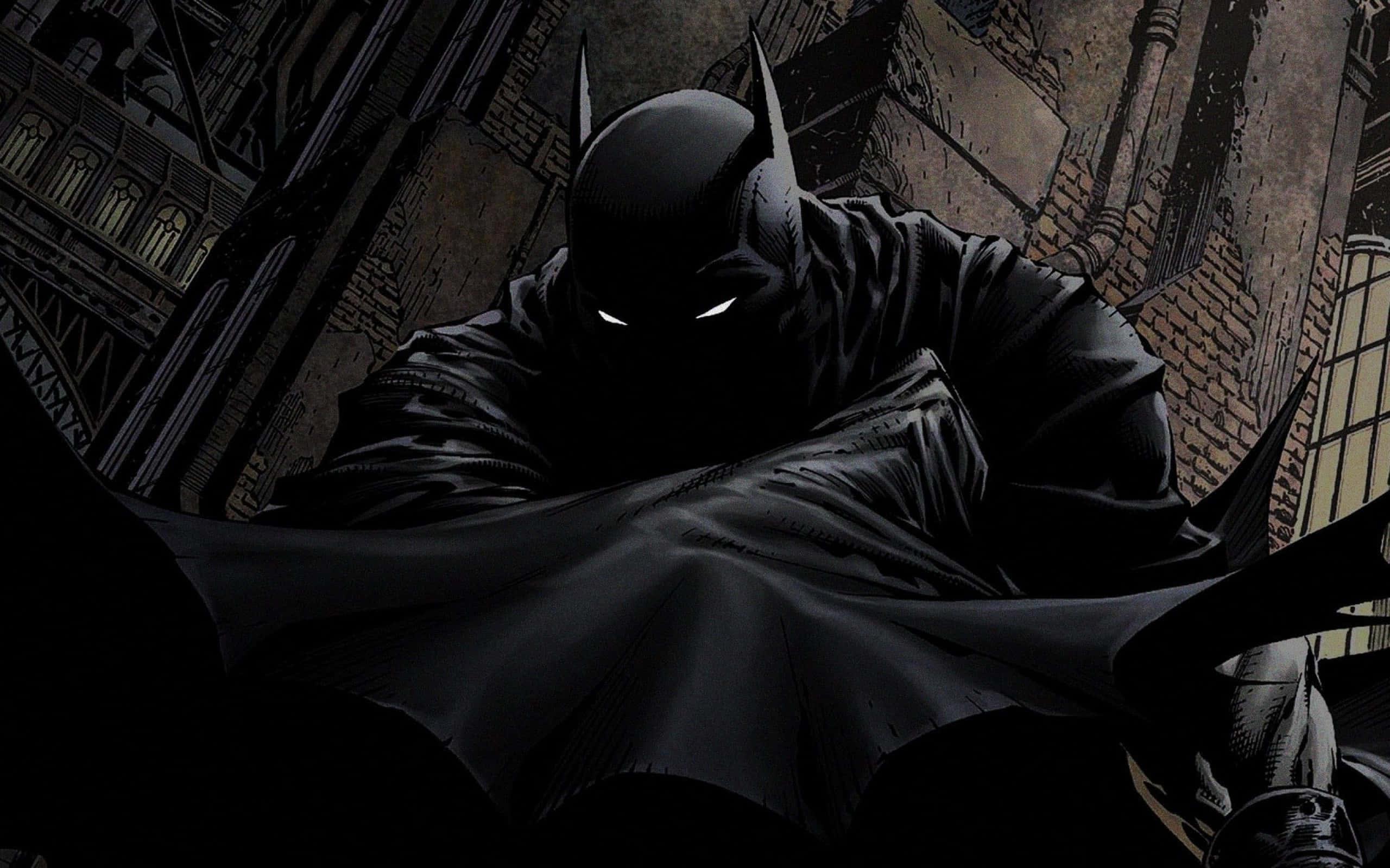 Batman Comic Book Hidden In Darkness Picture — 2560x1600 wallpaper