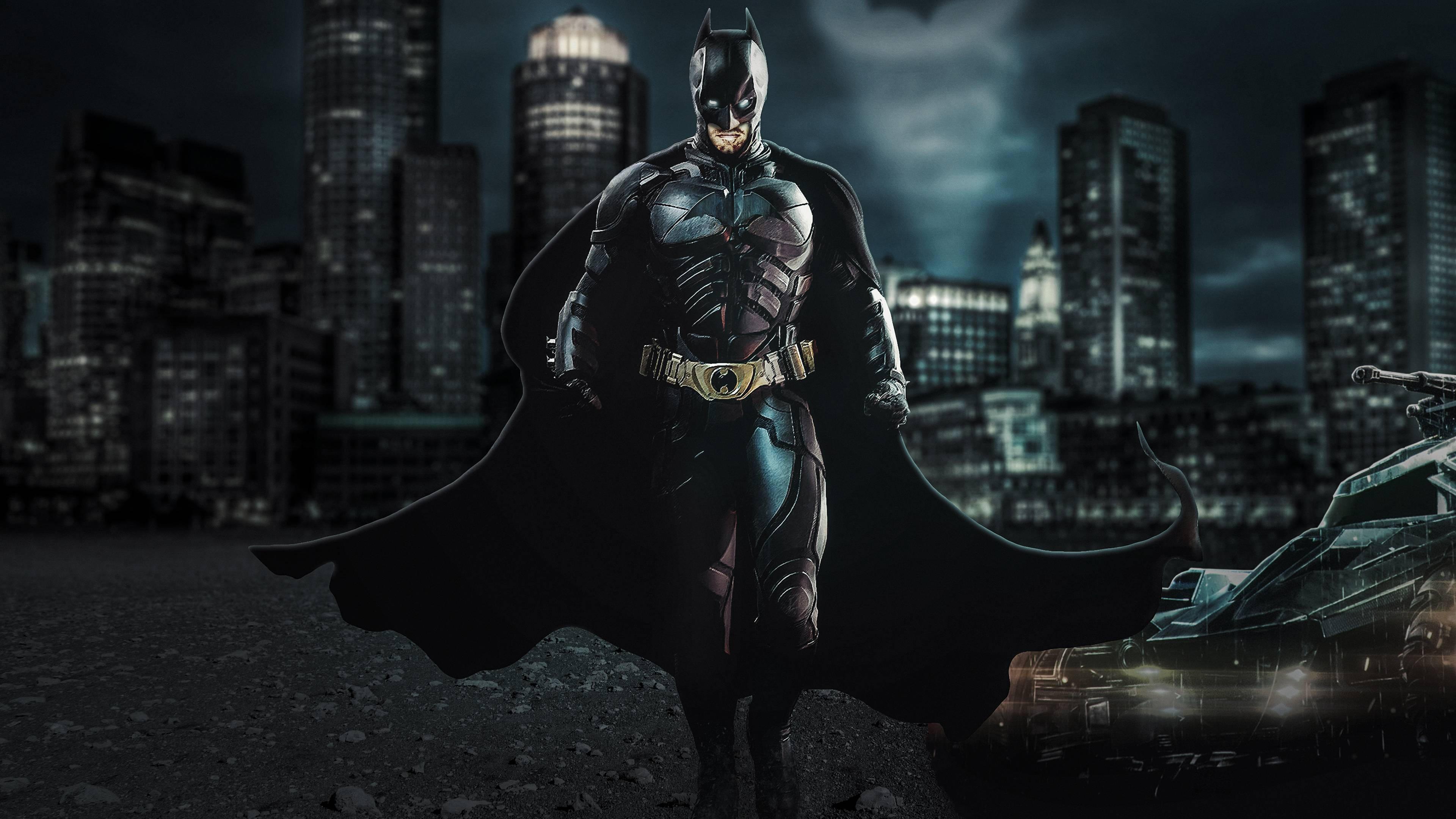 Batman Eager To Fight 4K — 3840x2160 wallpaper