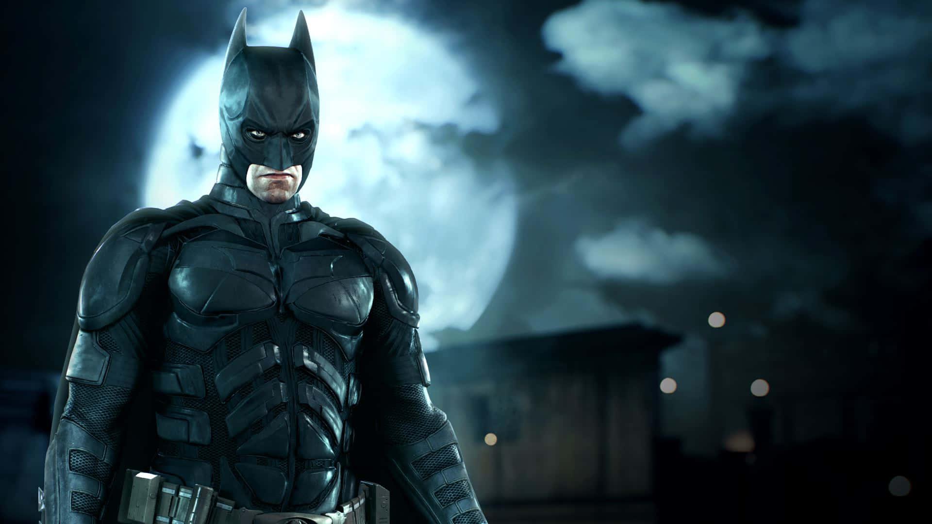Batman Gotham Building At Night Picture — 1920x1080 wallpaper