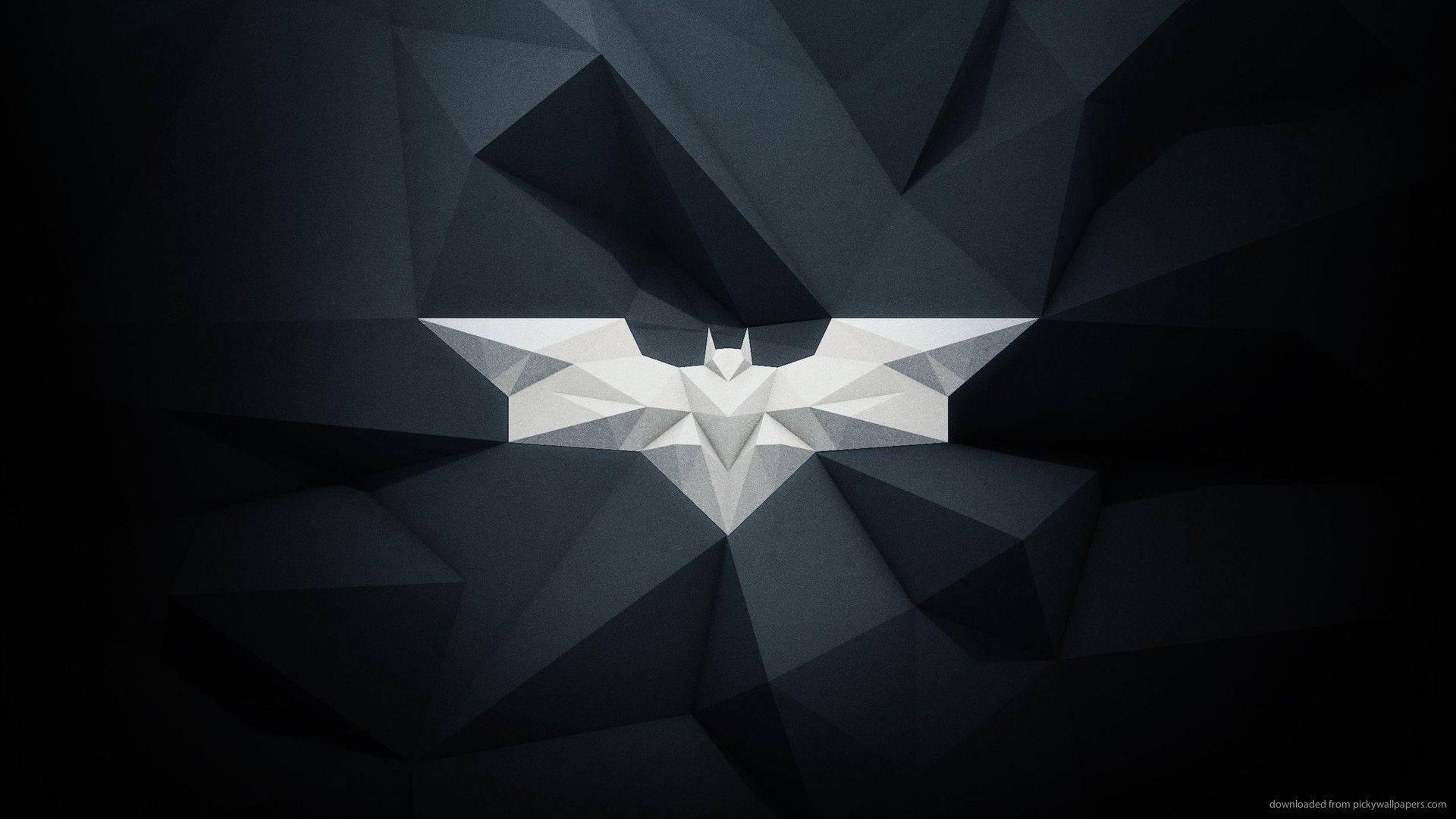Batman Logo Polygon Art — 1920x1080 wallpaper