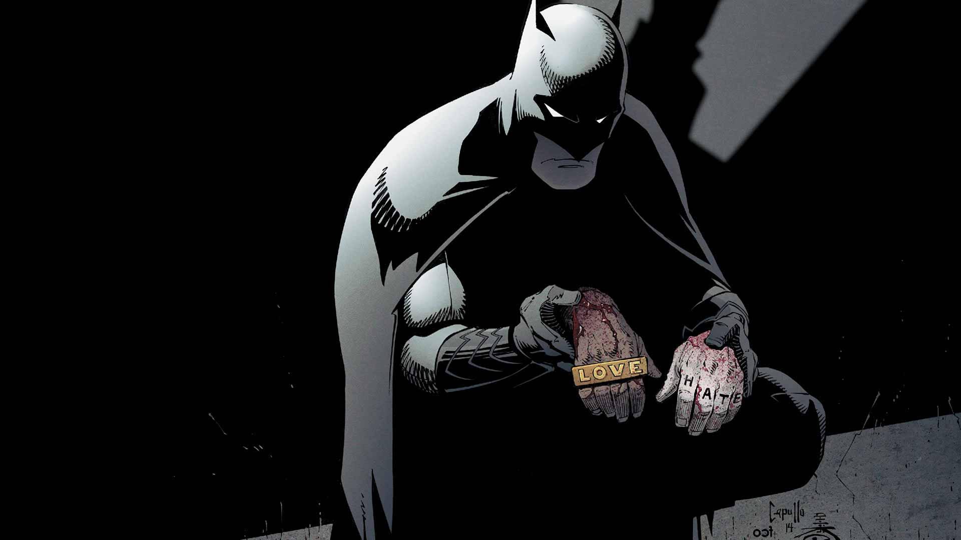 Batman Love And Hate — 1920x1080 wallpaper