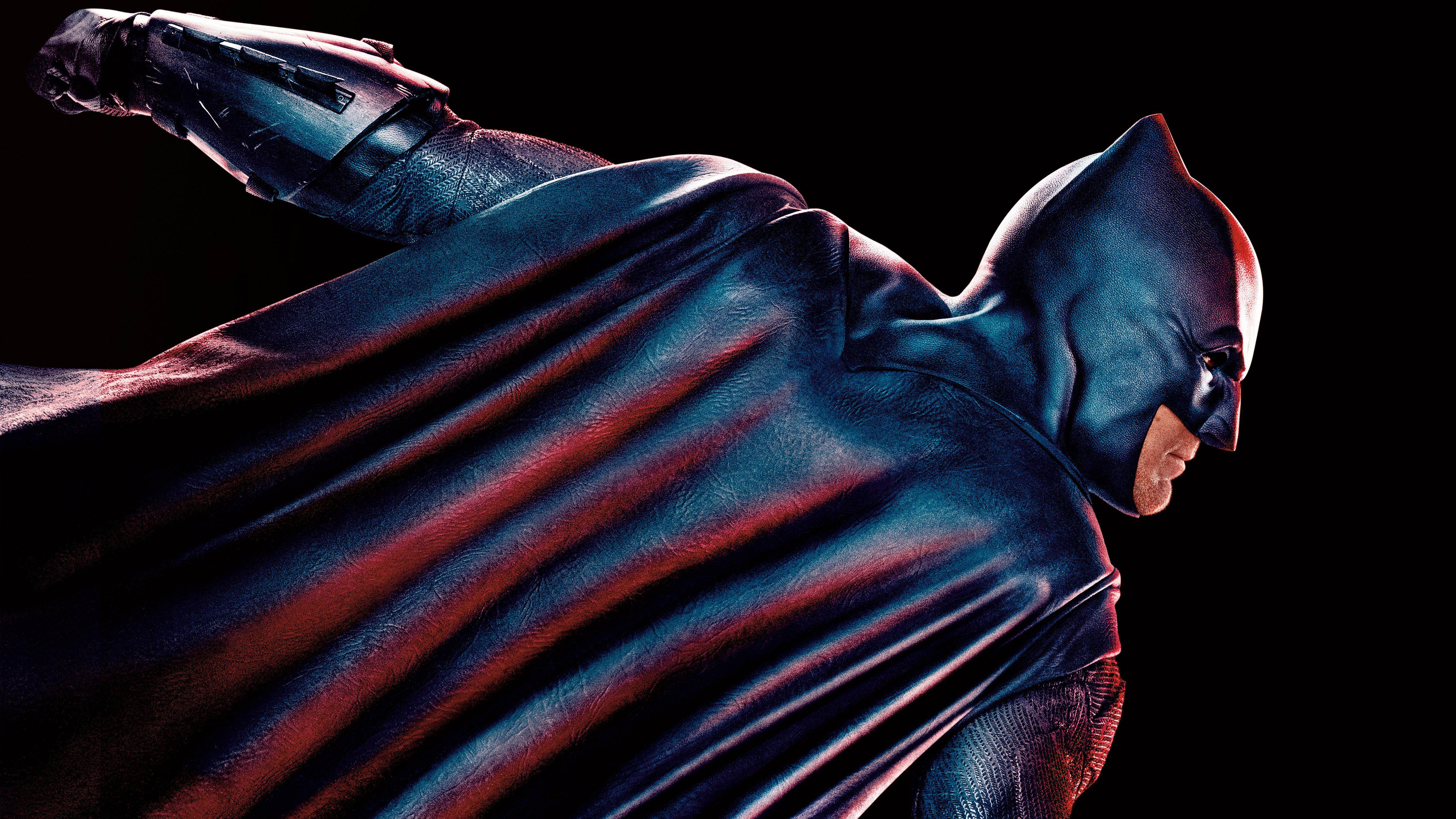 Batman On Black Background 4K — 5282x2972 wallpaper