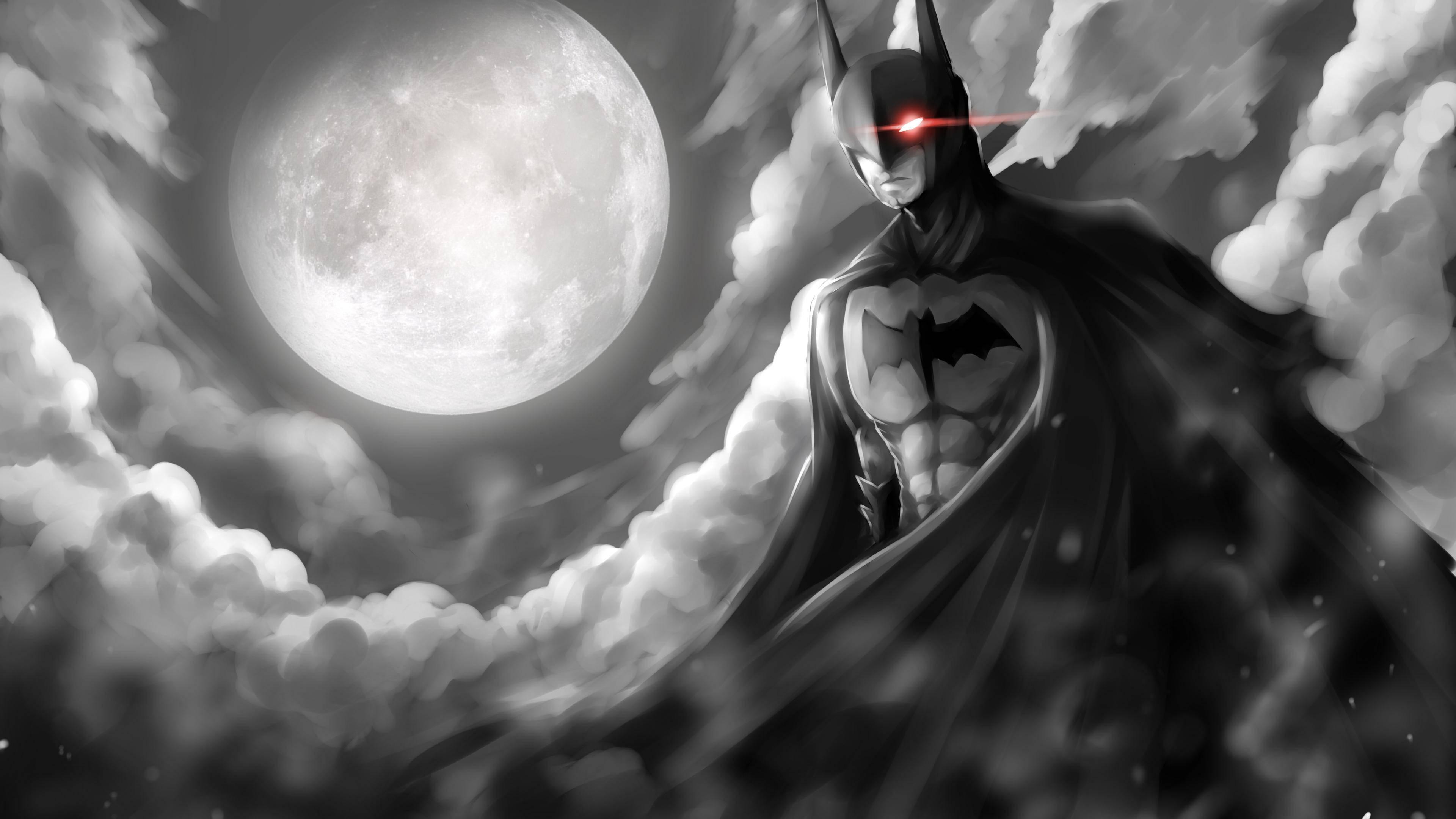 Batman Painted Artwork 4K — 3840x2160 wallpaper
