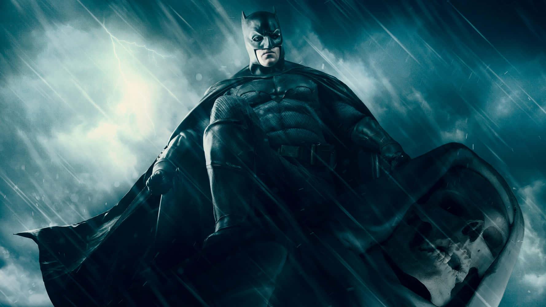 Batman Raining At Night Picture — 1778x1000 wallpaper