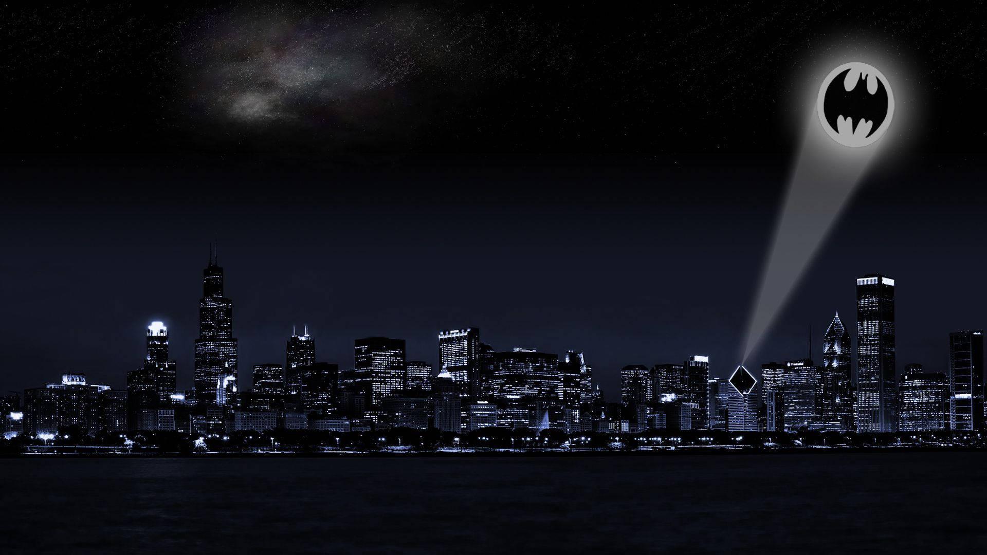 Batman Sky Signal — 1920x1080 wallpaper