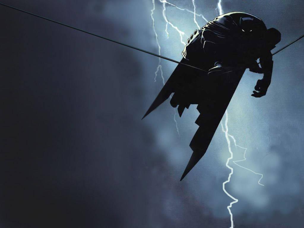 Batman Wire Lightning — 1024x768 wallpaper
