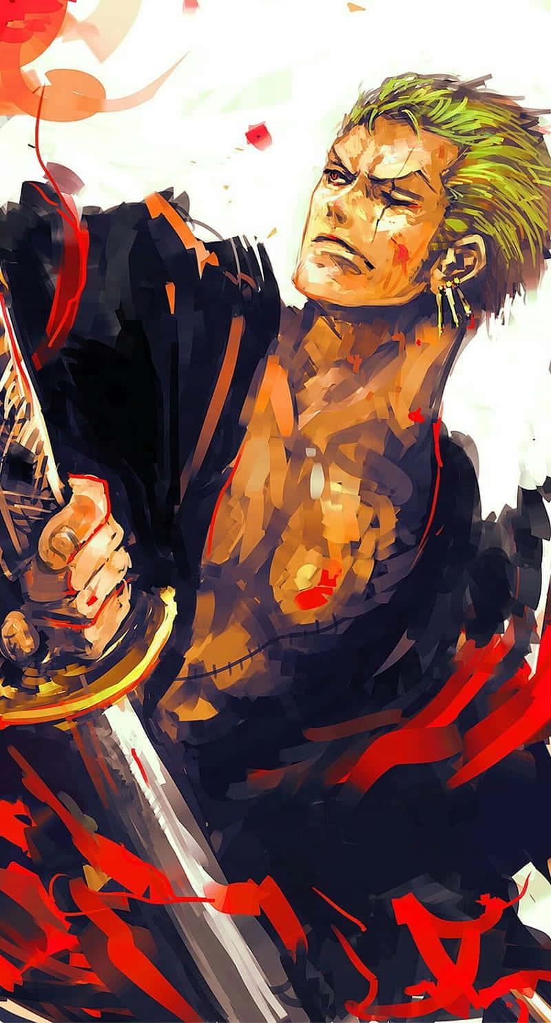 Be As Sharp As Zoro — 800x1484 wallpaper