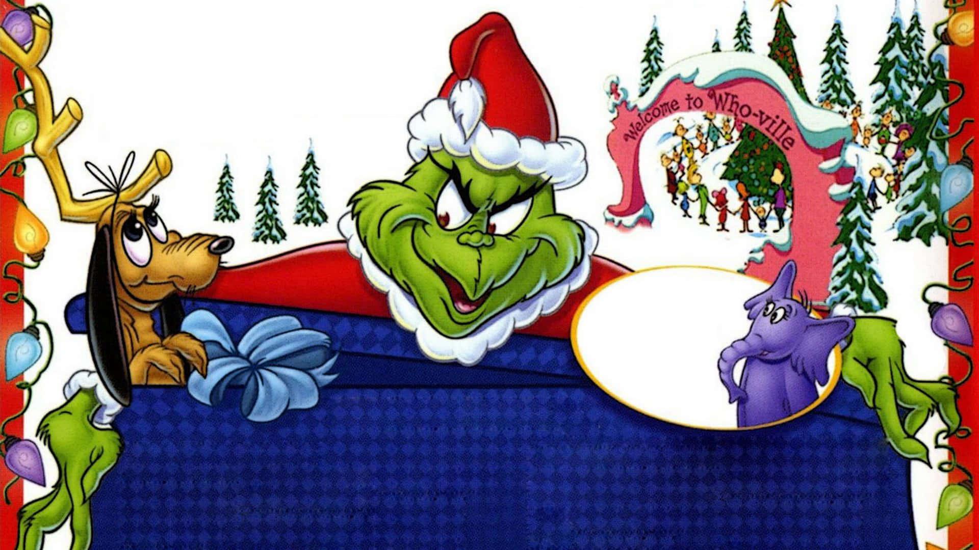 Be nice to everyone, even if you're the Grinch — 1920x1080 wallpaper
