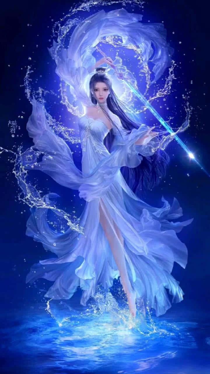Beautiful Anime Girl Goddess Picture — 720x1280 wallpaper