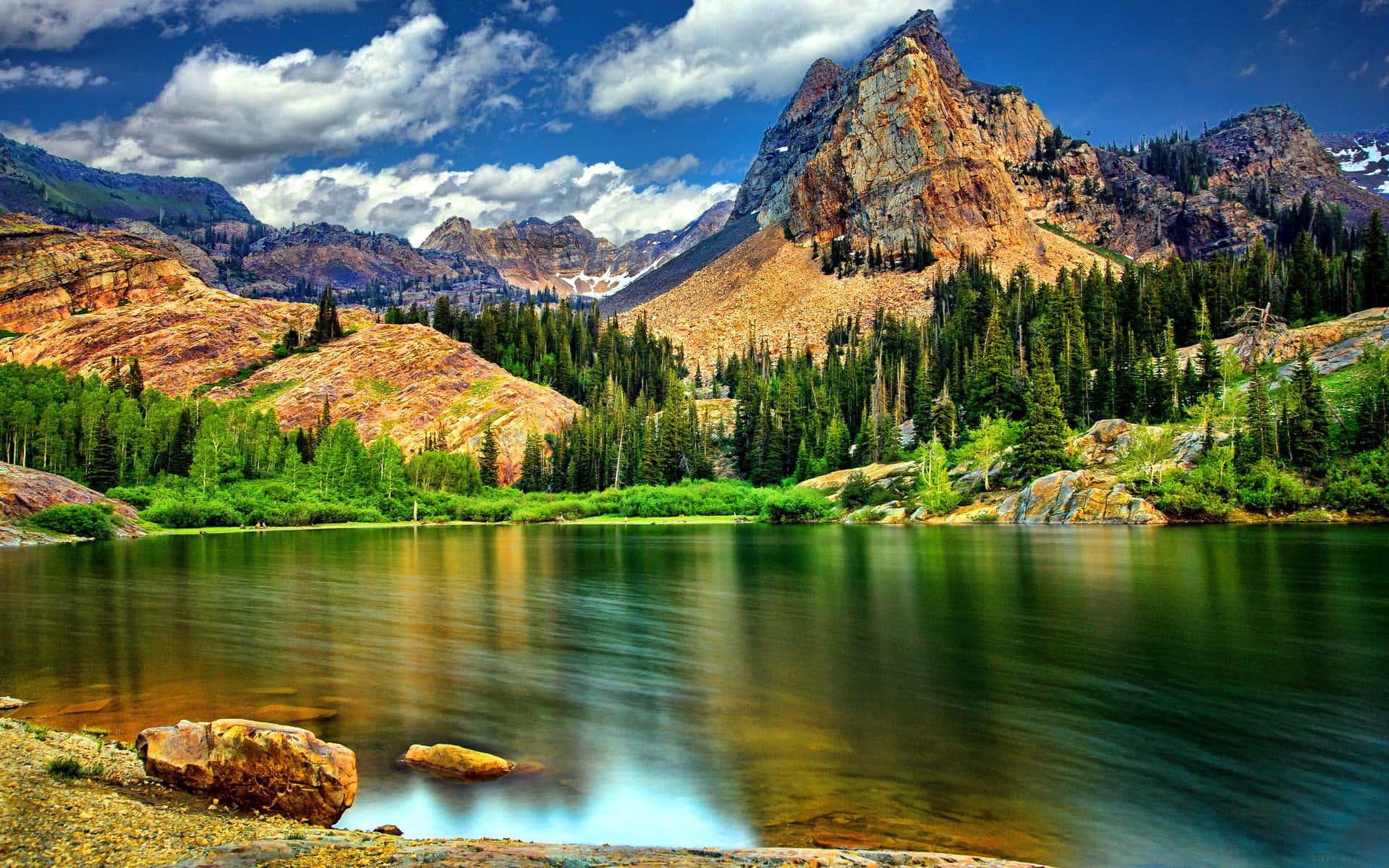 Beautiful Lake Nature Picture — 1920x1200 wallpaper