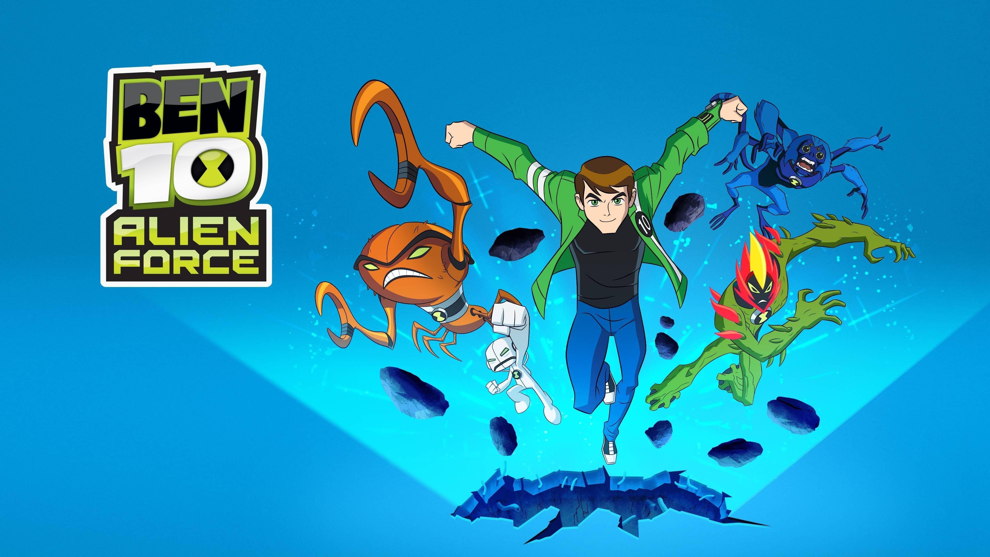 Ben 10 Alien Force Logo — 3840x2160 wallpaper