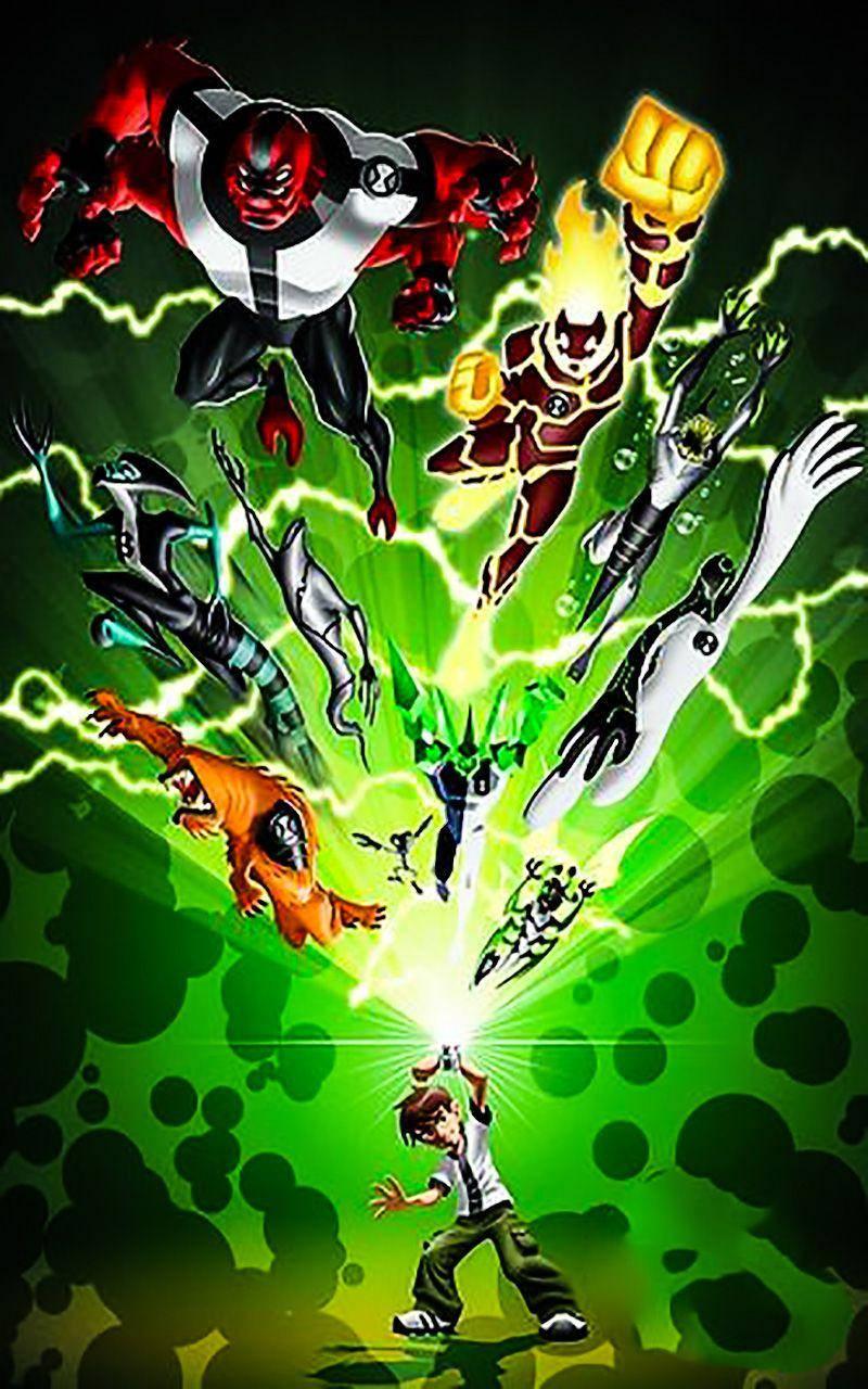 Ben 10 Classic Aliens — 800x1280 wallpaper