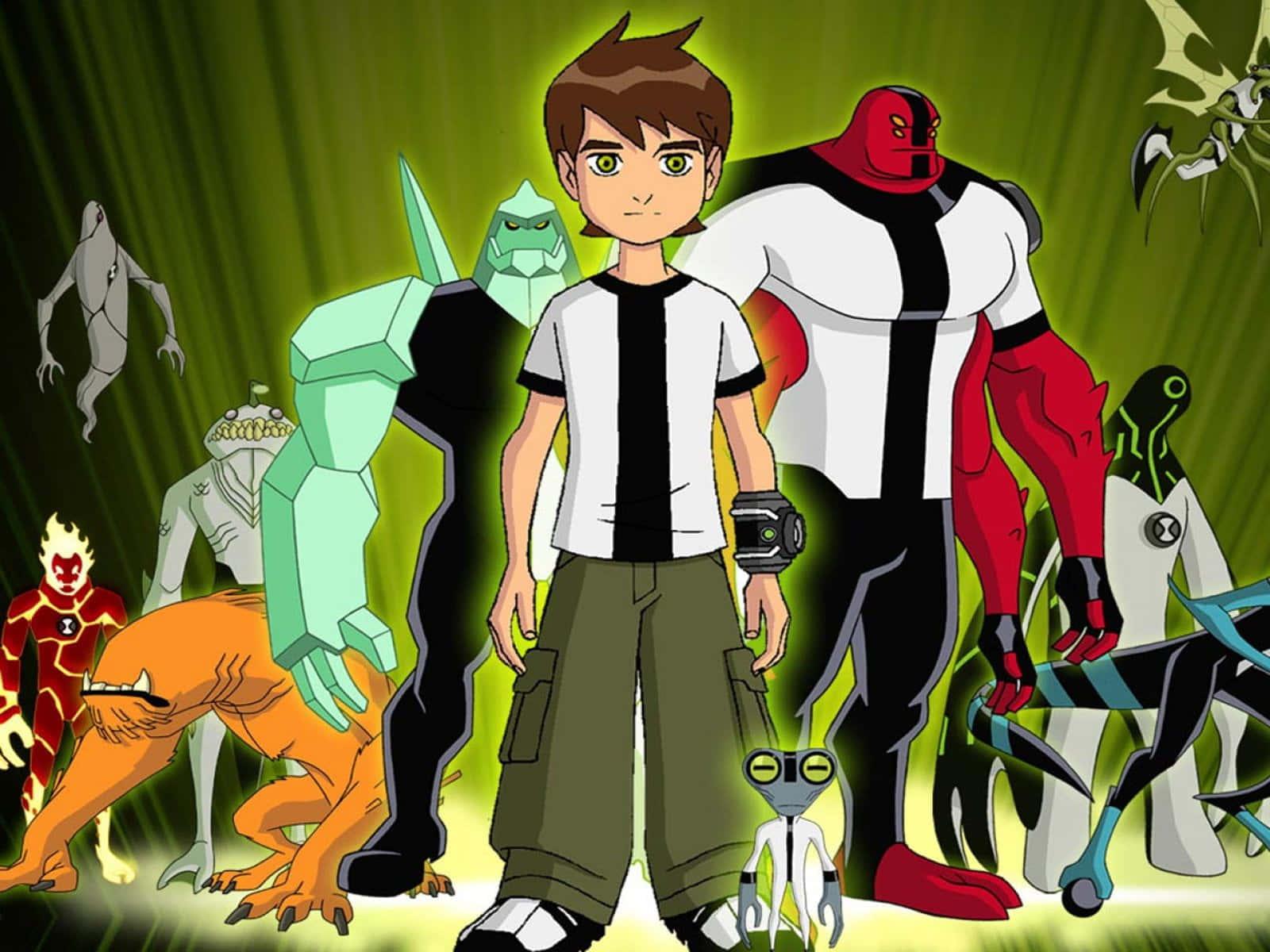 Ben 10 in Action — 1600x1200 wallpaper