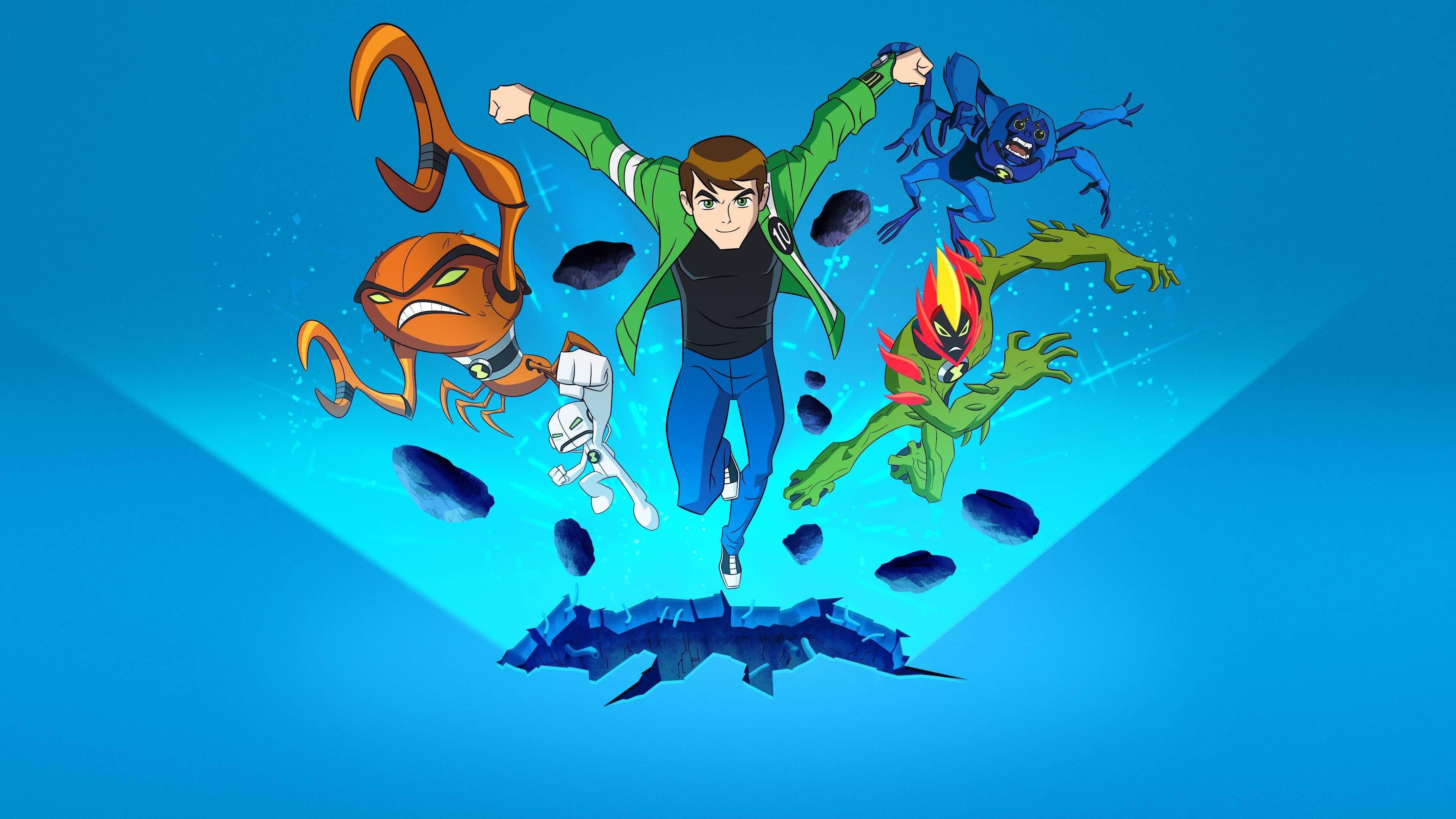 Ben 10 Ultimate Alien Force Blue — 3840x2160 wallpaper